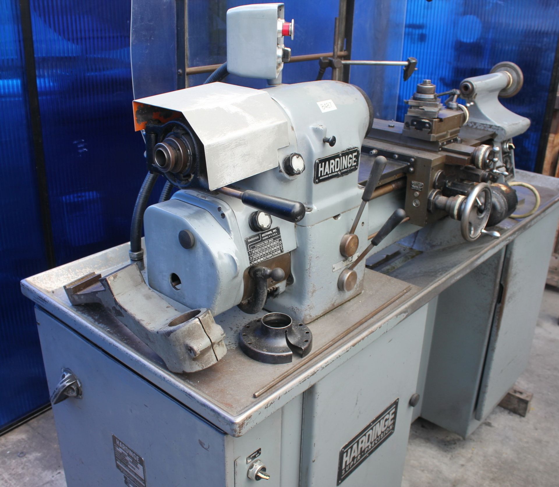 Hardinge High Precision Toolroom Lathe | 11" x 18", Mdl: HLVH, S/N: 7675-T, Located In: Huntington - Image 6 of 17