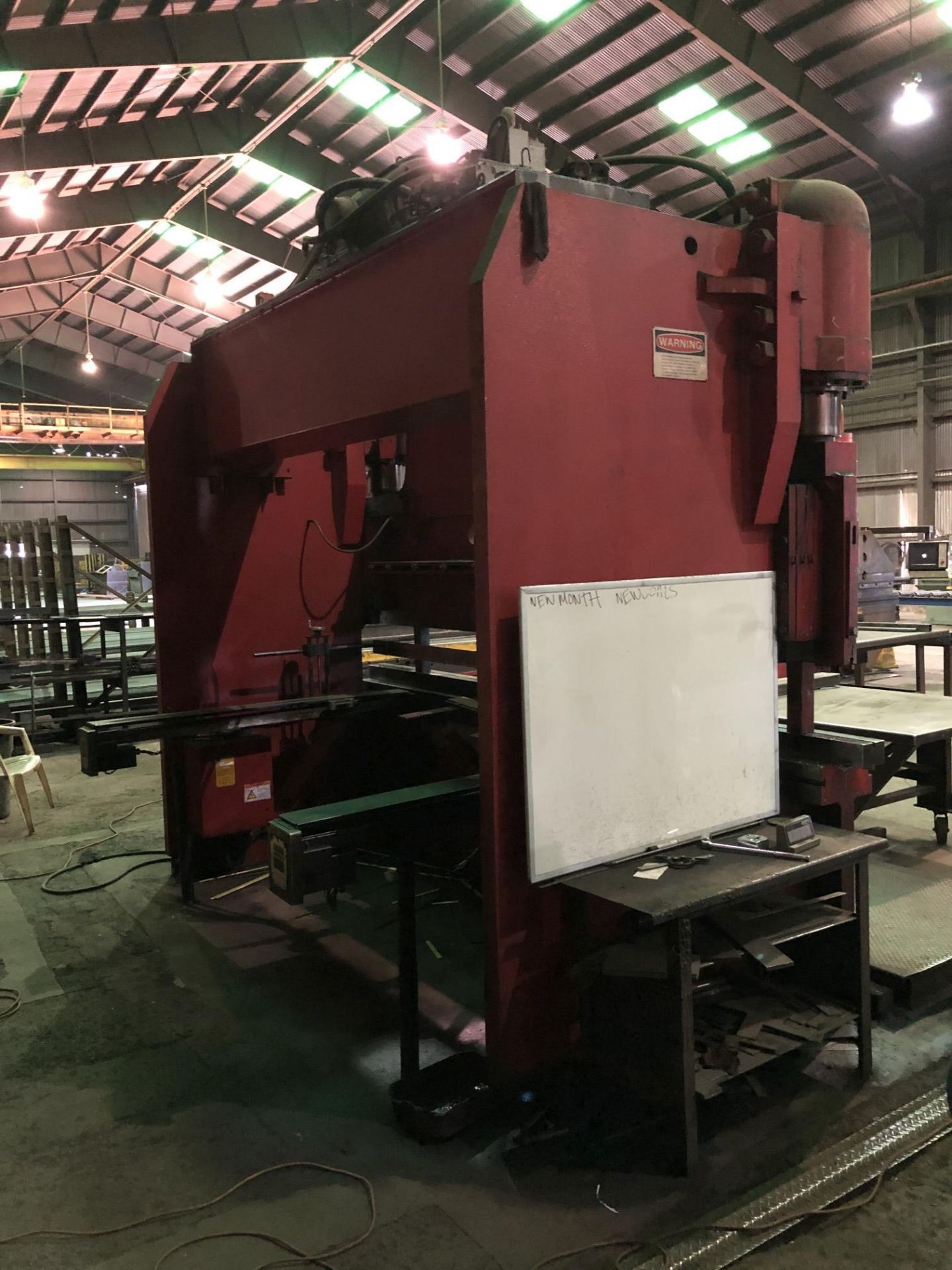 300 Ton x 12' Pacific CNC Hydraulic Press Brake, Model J300-12, 10'-5" Between Housings, Hurco - Image 9 of 15