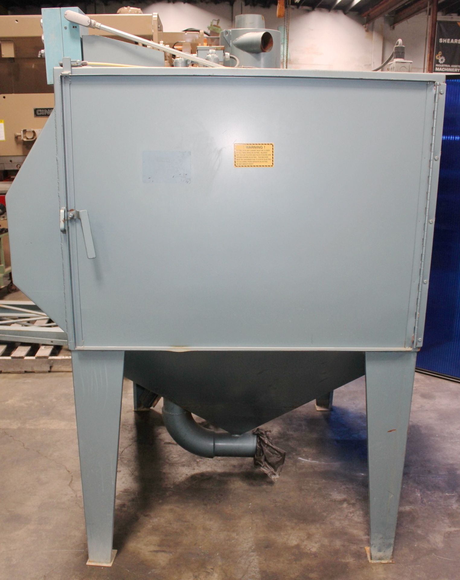Universal Suction Type Blast Cabinet & Dust Collector | 60" x 48" x 36", Mdl: 60x48x36PDH-DC200, S/ - Image 7 of 20