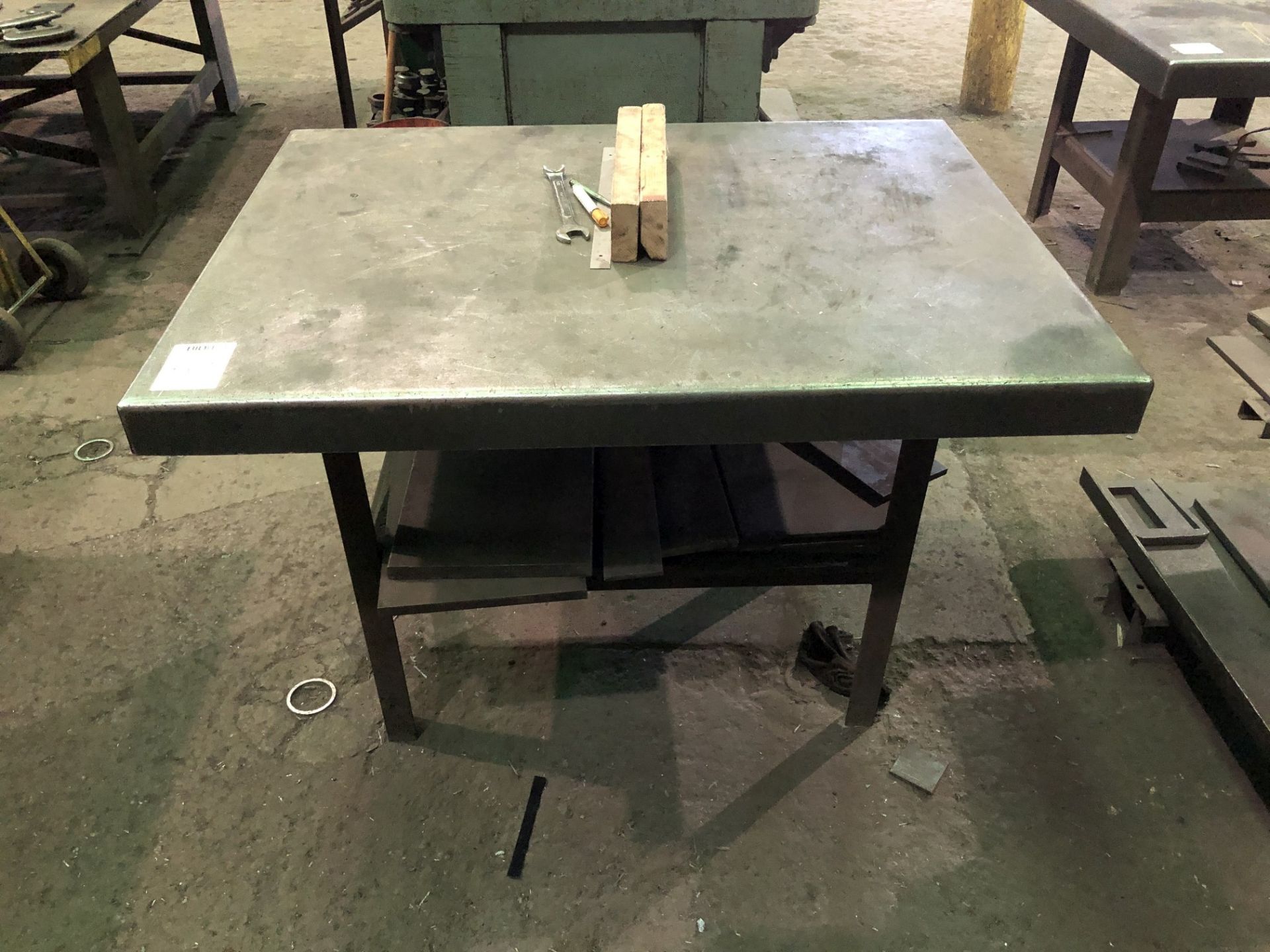 3' x 4' Metal Table (No Contents) [Located at 8830 Vineyard Avenue, Rancho Cucamonga, CA 91730]