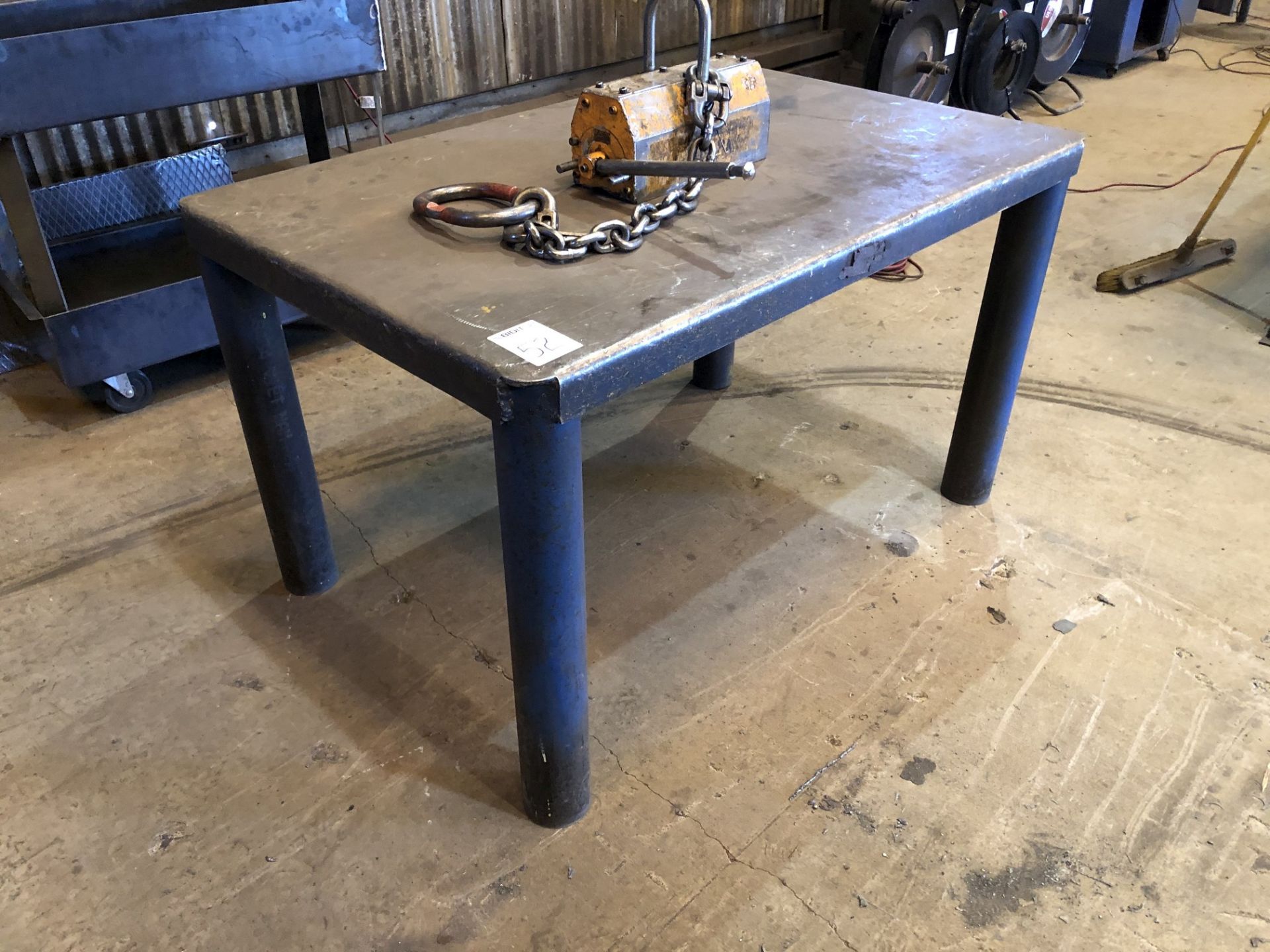 38" x 58" Metal Table [Located at 8830 Vineyard Avenue, Rancho Cucamonga, CA 91730] - Image 2 of 2