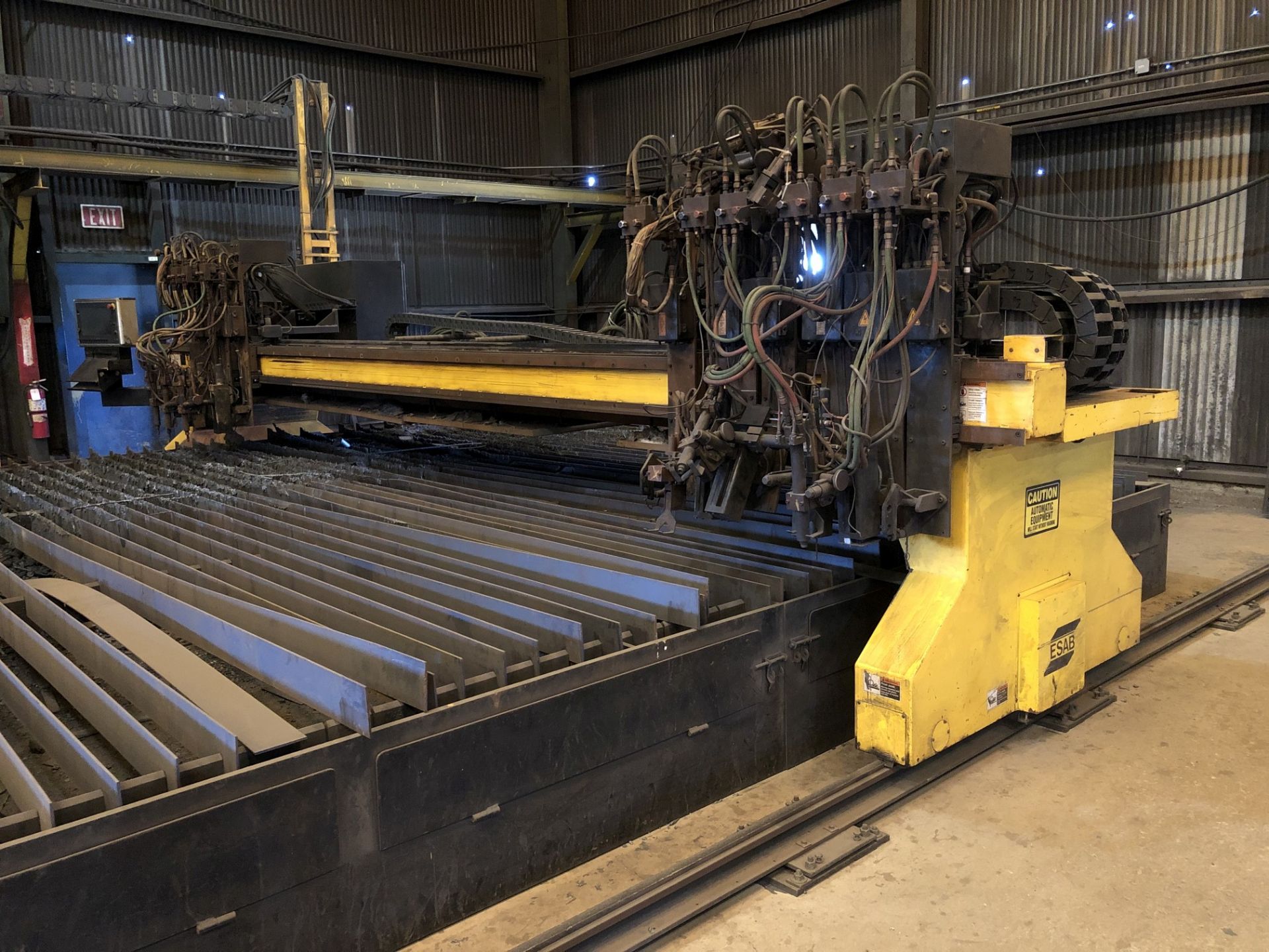 2004 ESAB 20' x 40' Avenger 1 CNC Oxy-Fuel Flame Cutter, (10) Heads, Model AVENGER 1-20VISPC, ESAB - Image 3 of 16