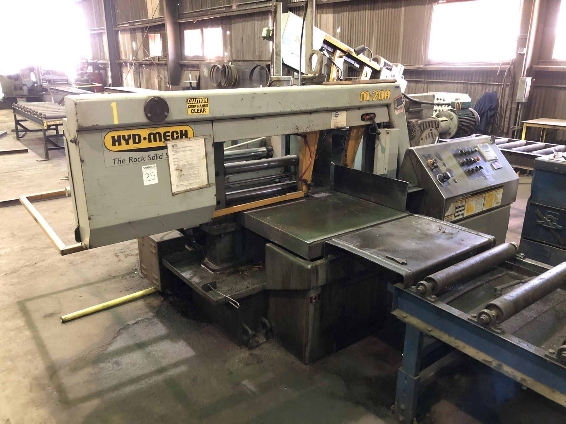 2003 Hyd-Mech M-20A Automatic Horizontal Pivot Band Saw, 20" H x 30" W Capacity, Full Capacity/