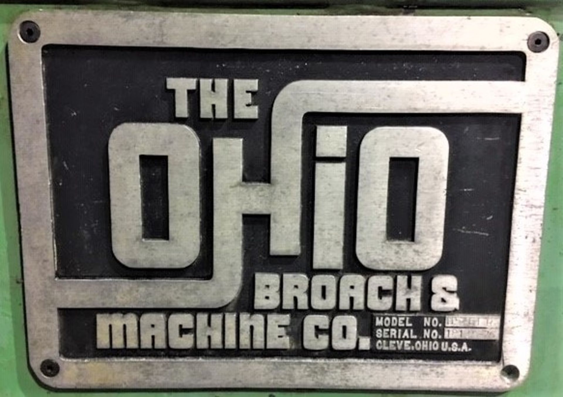 Ohio Horizontal Broaching Machine | 5 Ton x 48", Mdl: H548RR, S/N: 18125-76, Located In: - Image 14 of 15