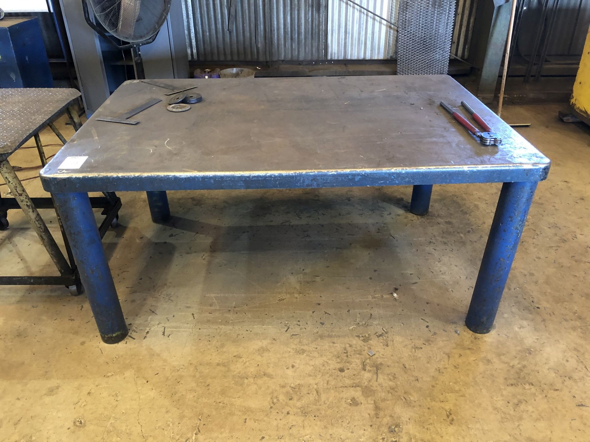 4' x 6' Metal Table [Located at 8830 Vineyard Avenue, Rancho Cucamonga, CA 91730]