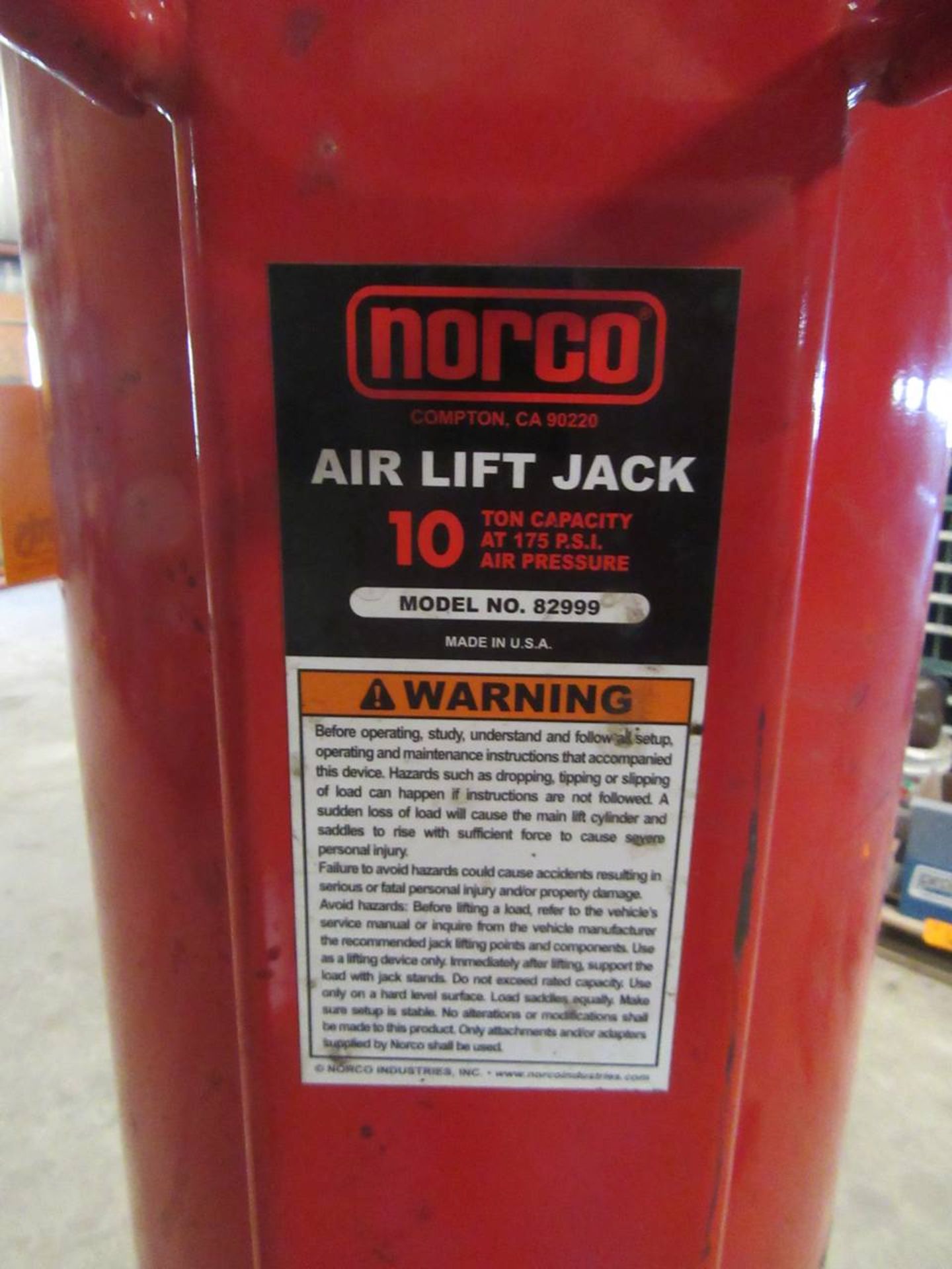 Norco 82999 Air Lift Jack - Image 4 of 4