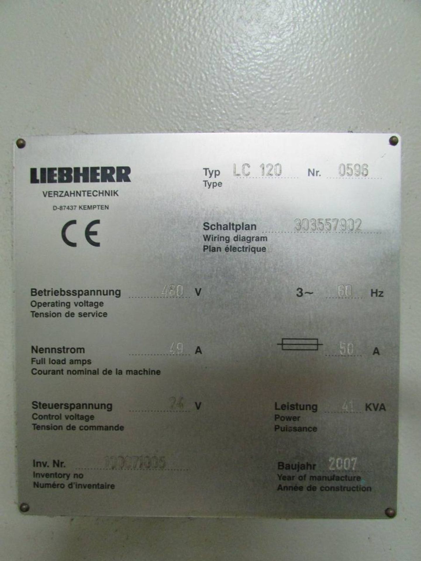 2007 Liebherr LC 120 CNC Gear Hobbing Machine - Image 20 of 21