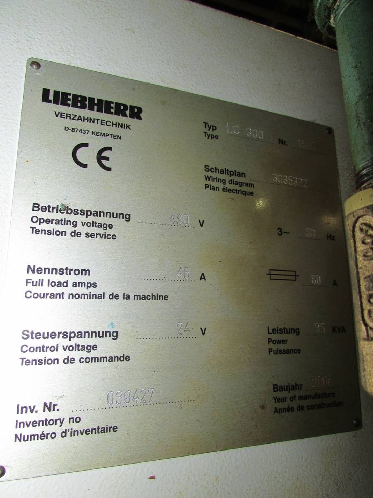 2008 Liebherr LC 300 CNC Gear Hobbing Machine - Image 19 of 20