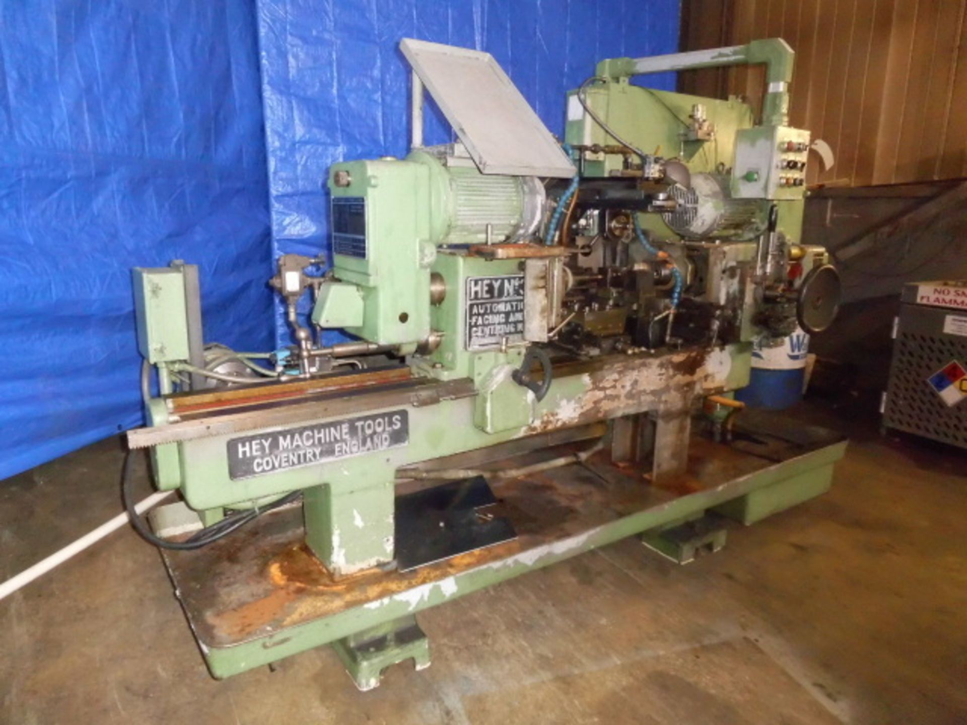 Hey #3 Double End Milling Facing & Centering Machine | 6" x 3"- 47" , Mdl: #3, S/N: 2824-749,