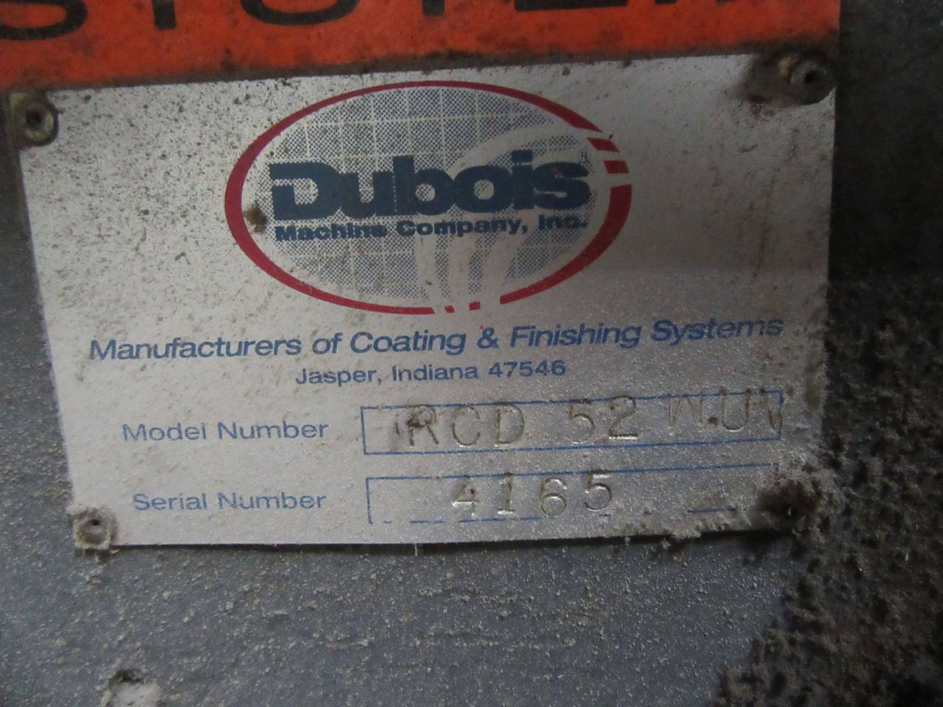 Dubois RCD-52-WUV Roll Coater - Image 2 of 6