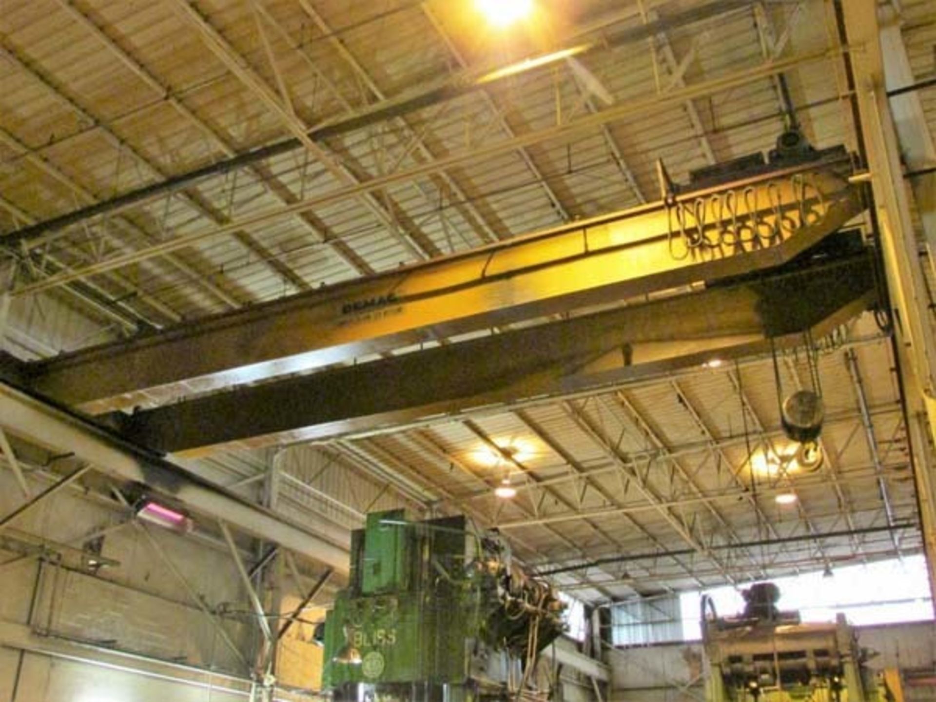 Demag Top Riding Double Girder Bridge Crane: 25 Ton x 50' Span - Image 3 of 10