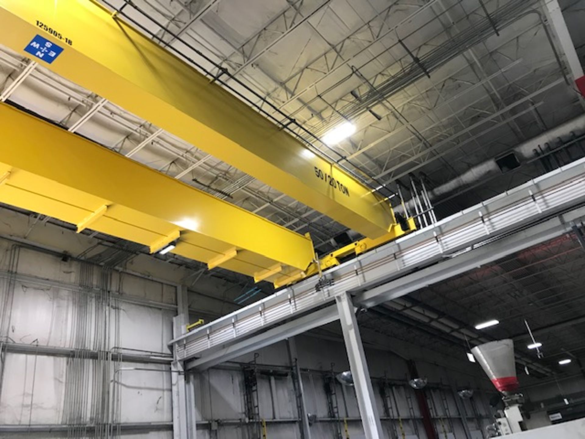 New 2018 Southeast Crane & Hoist Double Box Girder Overhead Bridge Crane: 50 Ton Capacity Main Hoist - Image 5 of 5