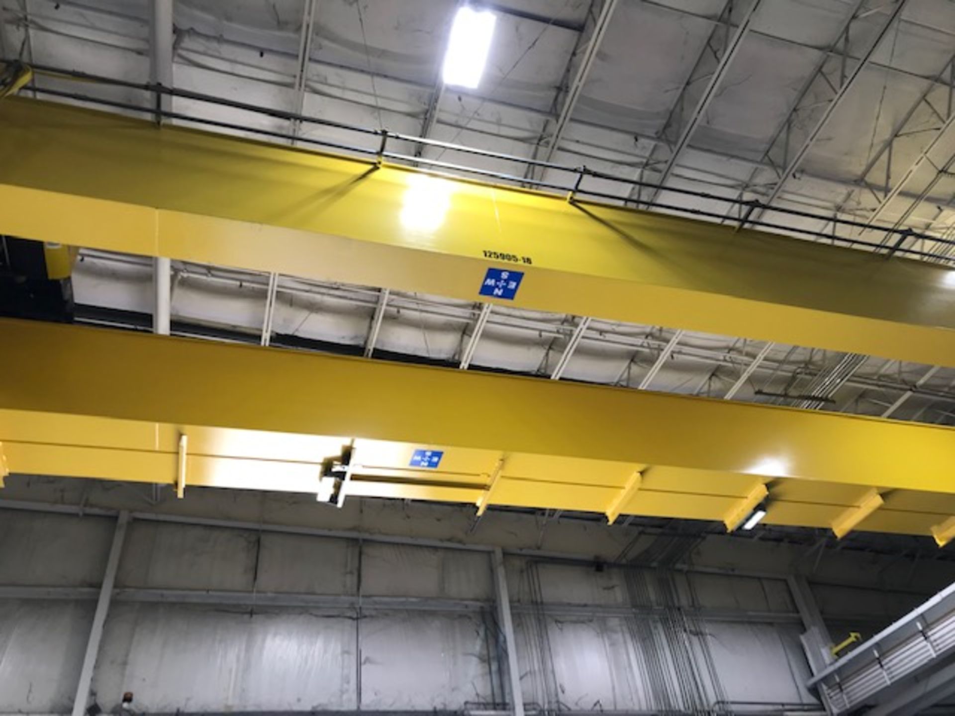 New 2018 Southeast Crane & Hoist Double Box Girder Overhead Bridge Crane: 50 Ton Capacity Main Hoist - Image 2 of 5