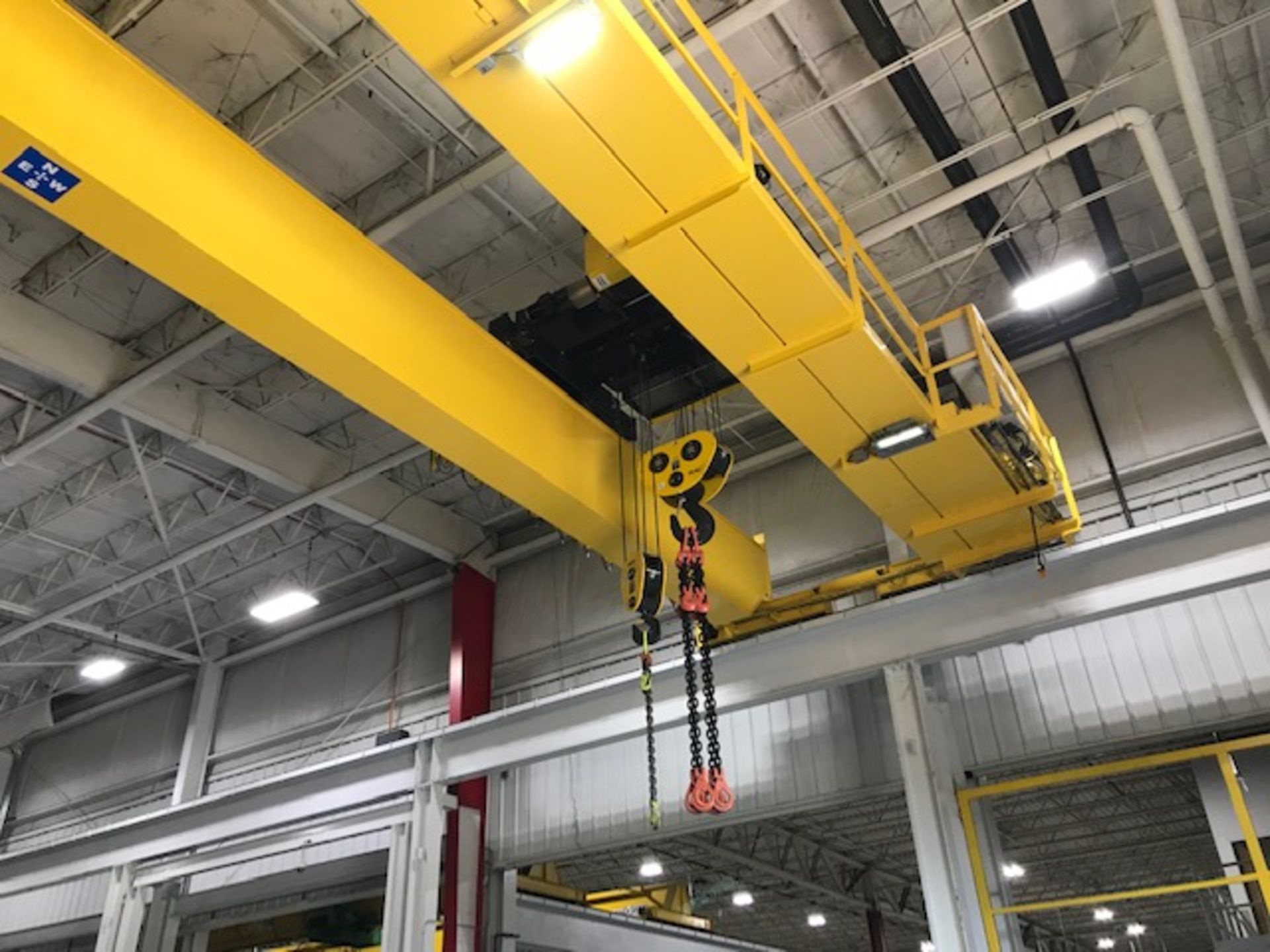 New 2018 Southeast Crane & Hoist Double Box Girder Overhead Bridge Crane: 50 Ton Capacity Main Hoist - Image 4 of 5