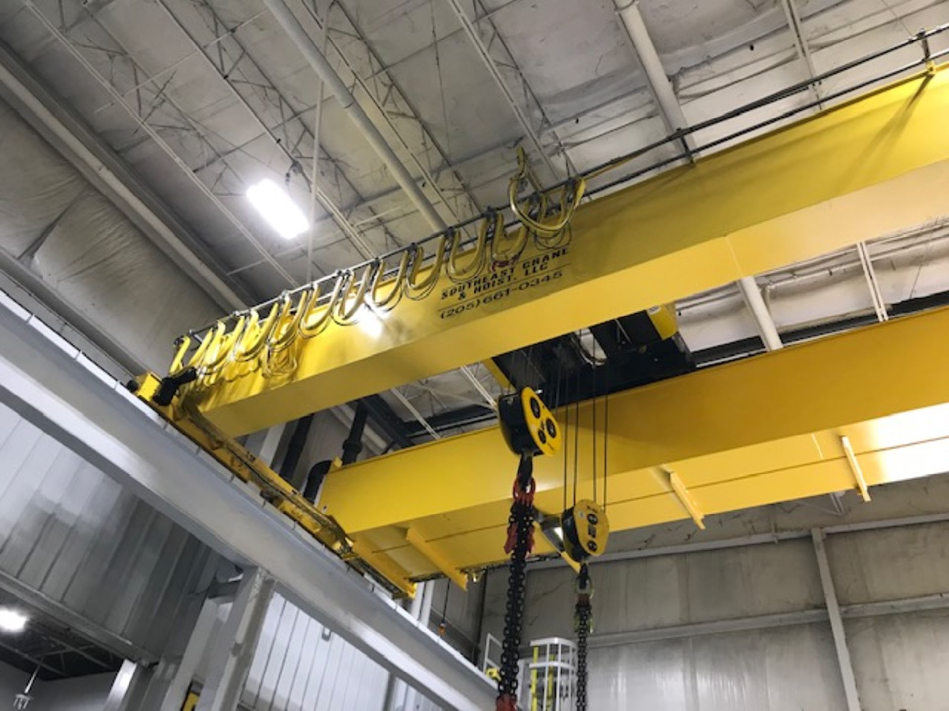 New 2018 Southeast Crane & Hoist Double Box Girder Overhead Bridge Crane: 50 Ton Capacity Main Hoist - Image 3 of 5
