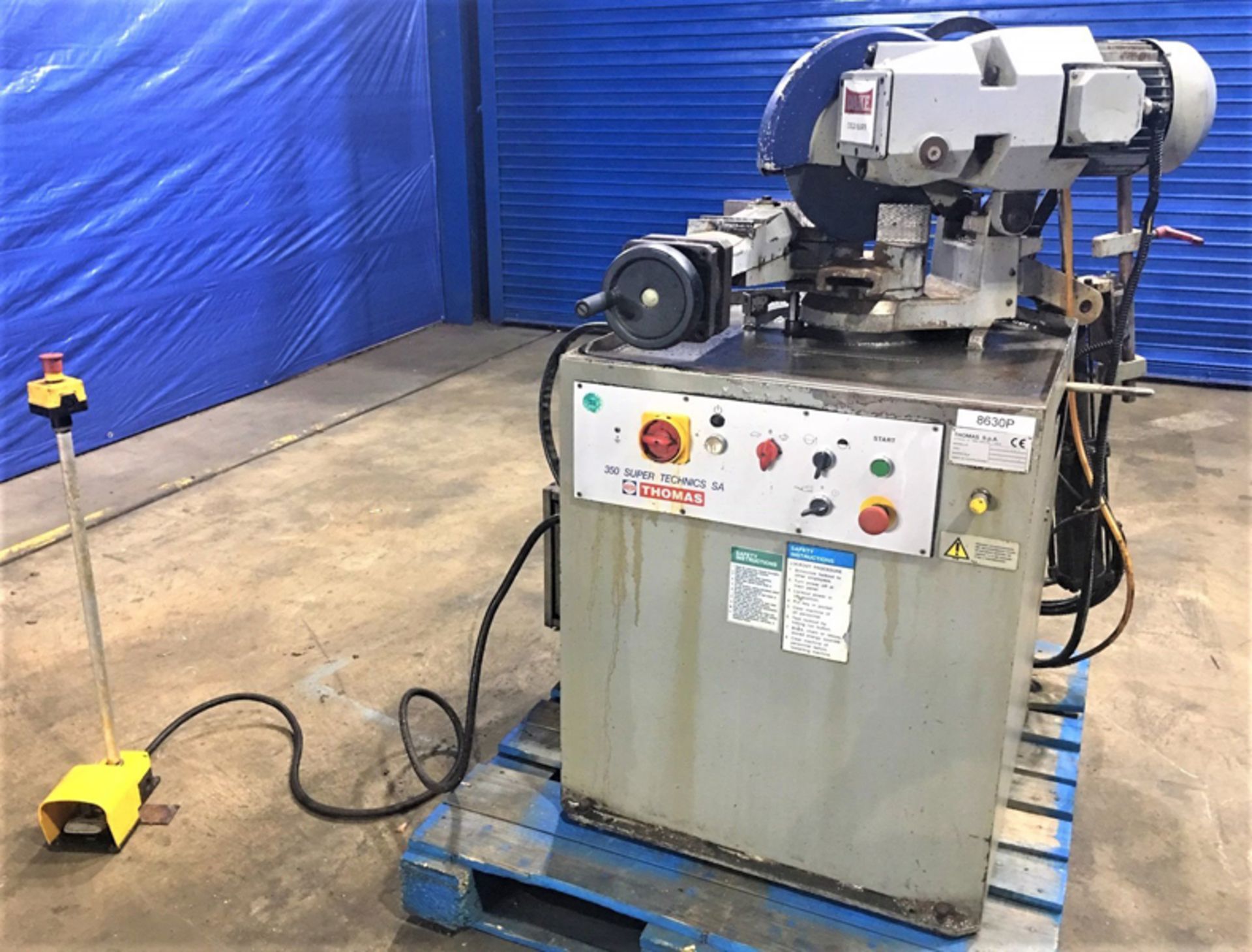 2003 Thomas Dake Semi-Automatic Cold Saw | 14", Mdl: 350ST/SA, S/N: 03-02217, Located In: