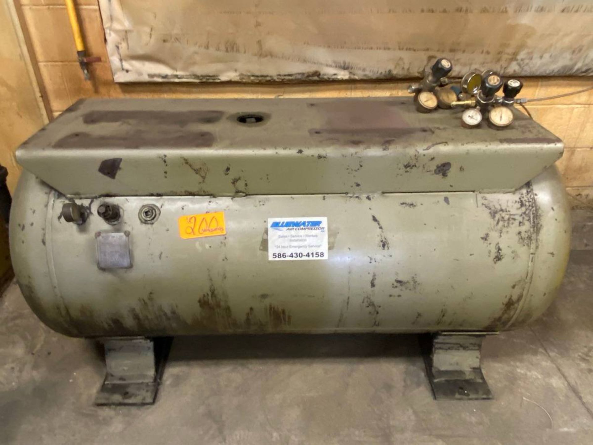 1970 Western Tank And Steel 92599 Air Tank 2187 Sq. Ft, 200 Psi,