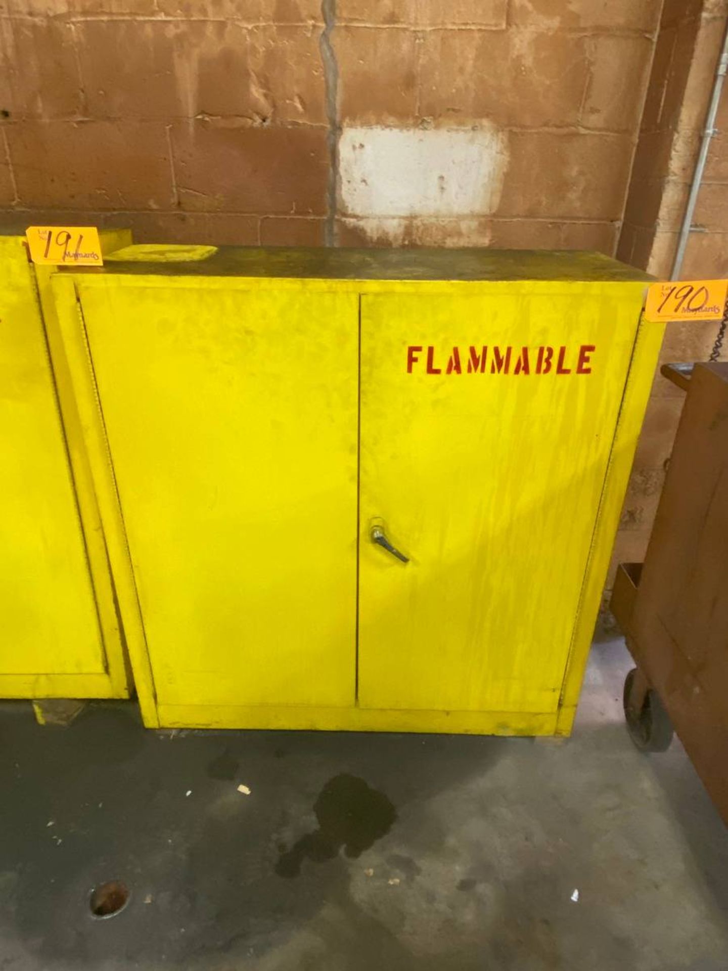 2-Door 43'' W x 18'' L Flammable Cabinet