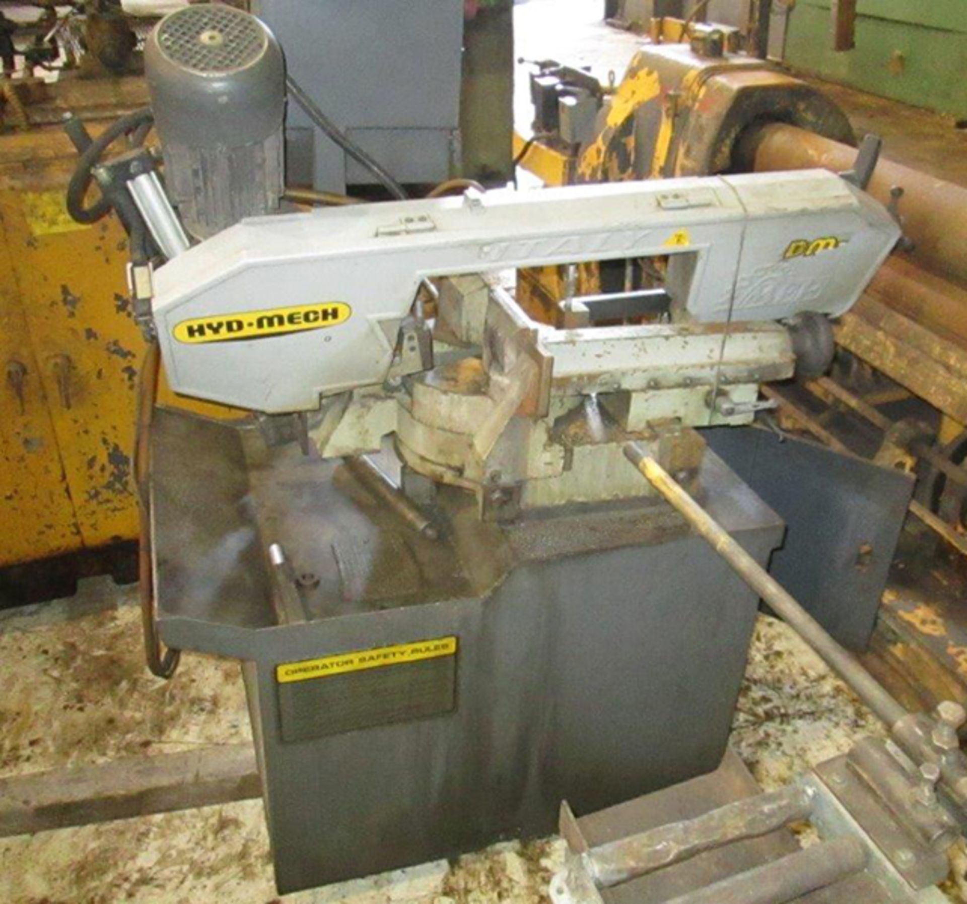 2001 Hyd-Mech Horizontal Bandsaw (Double Miter) | 7.75" x 10.5", Mdl: DM- 8, S/N: 10127-B7-02, - Image 2 of 6