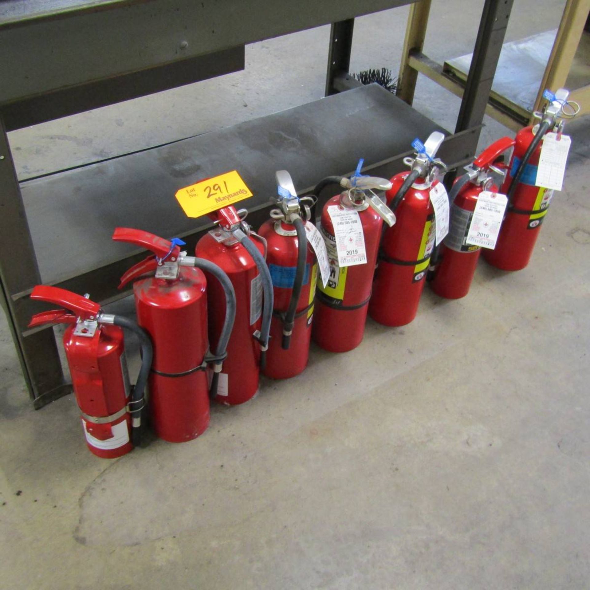 Lot of Fire Extinguishers