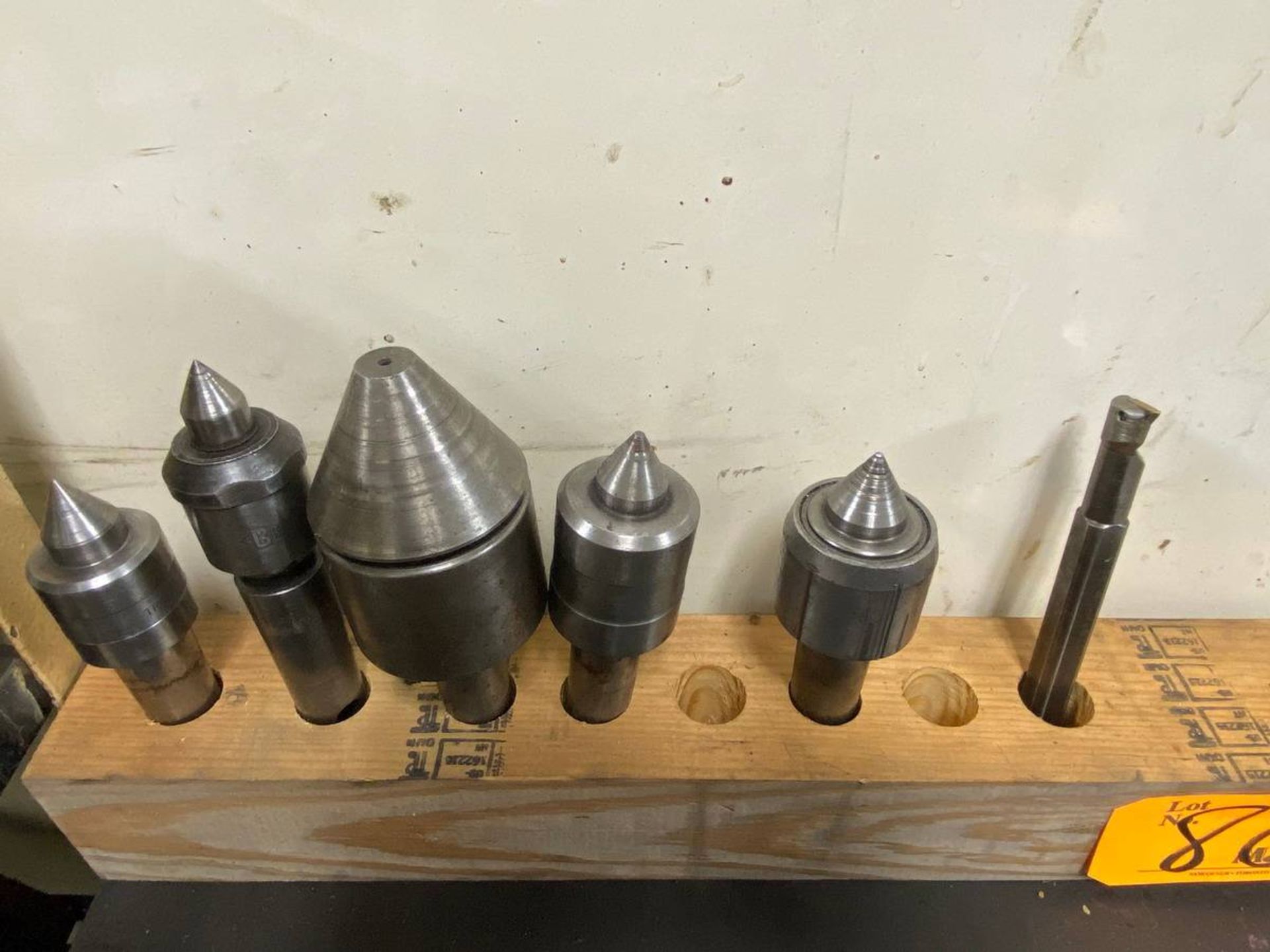 Various Size Lathe Live Center Point Tooling - Image 2 of 2