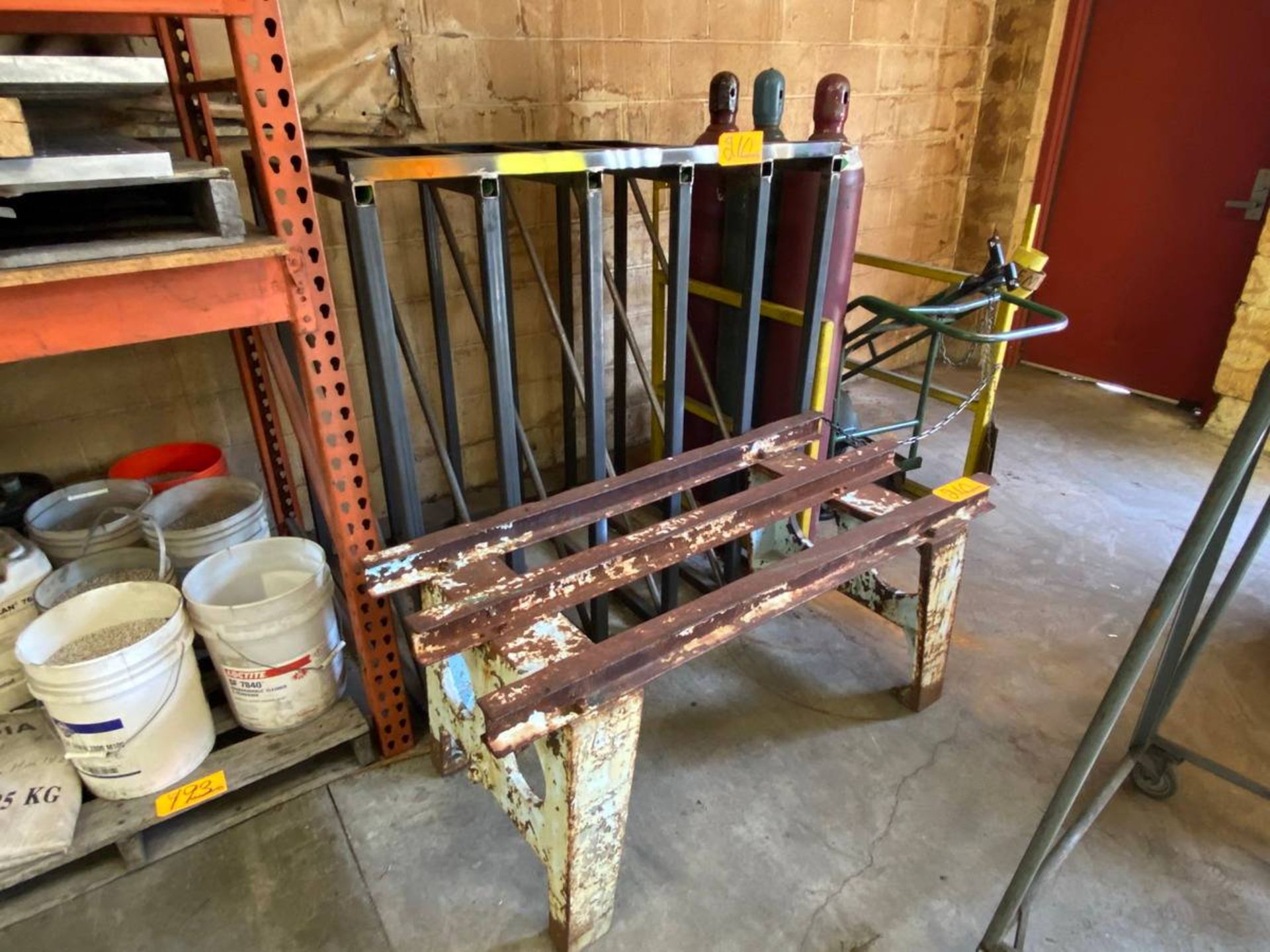 Assorted Tank Rack, Meterial Racks,