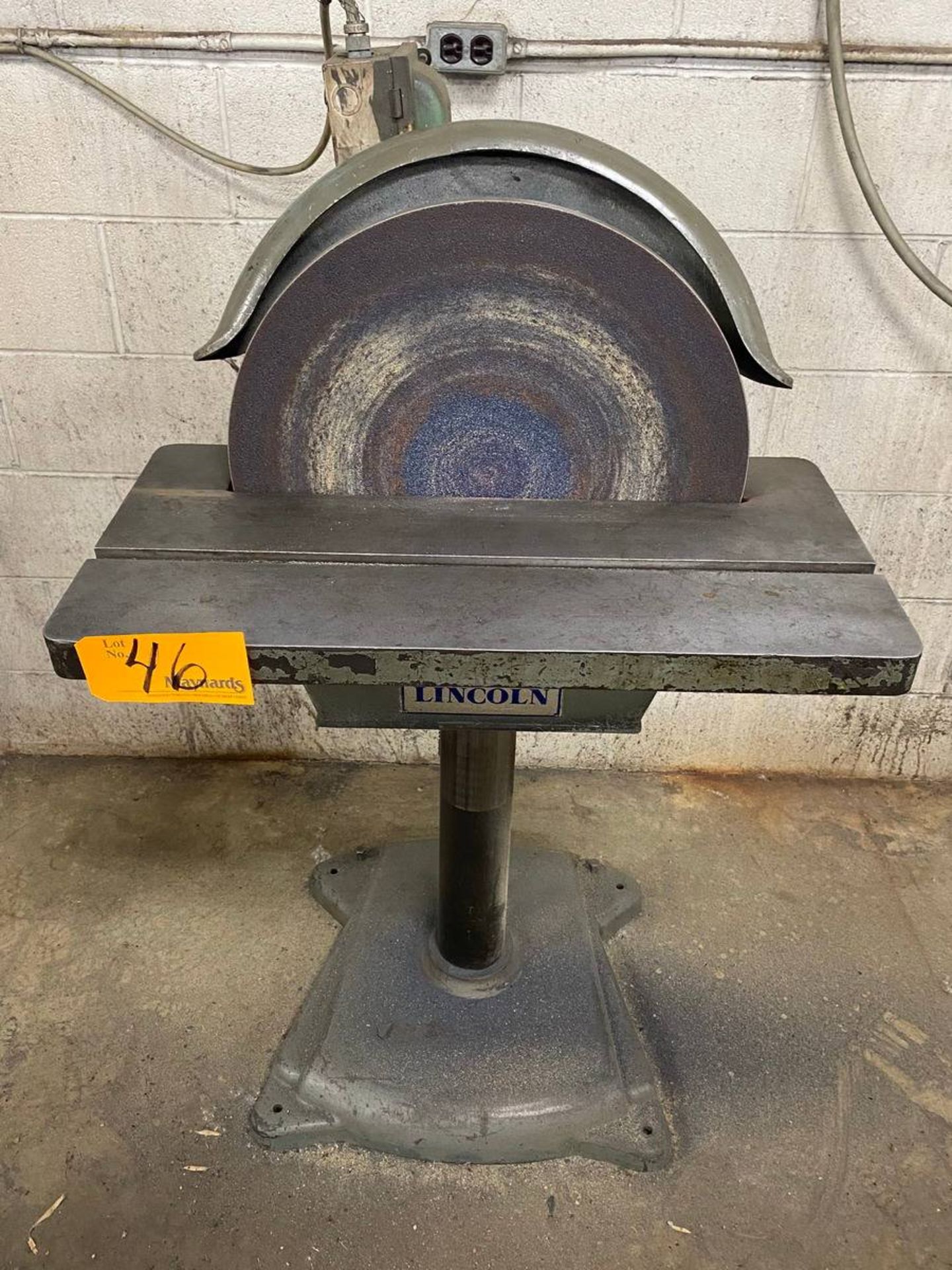 1989 Lincoln DS-20 20'' Disc Sander Grinder