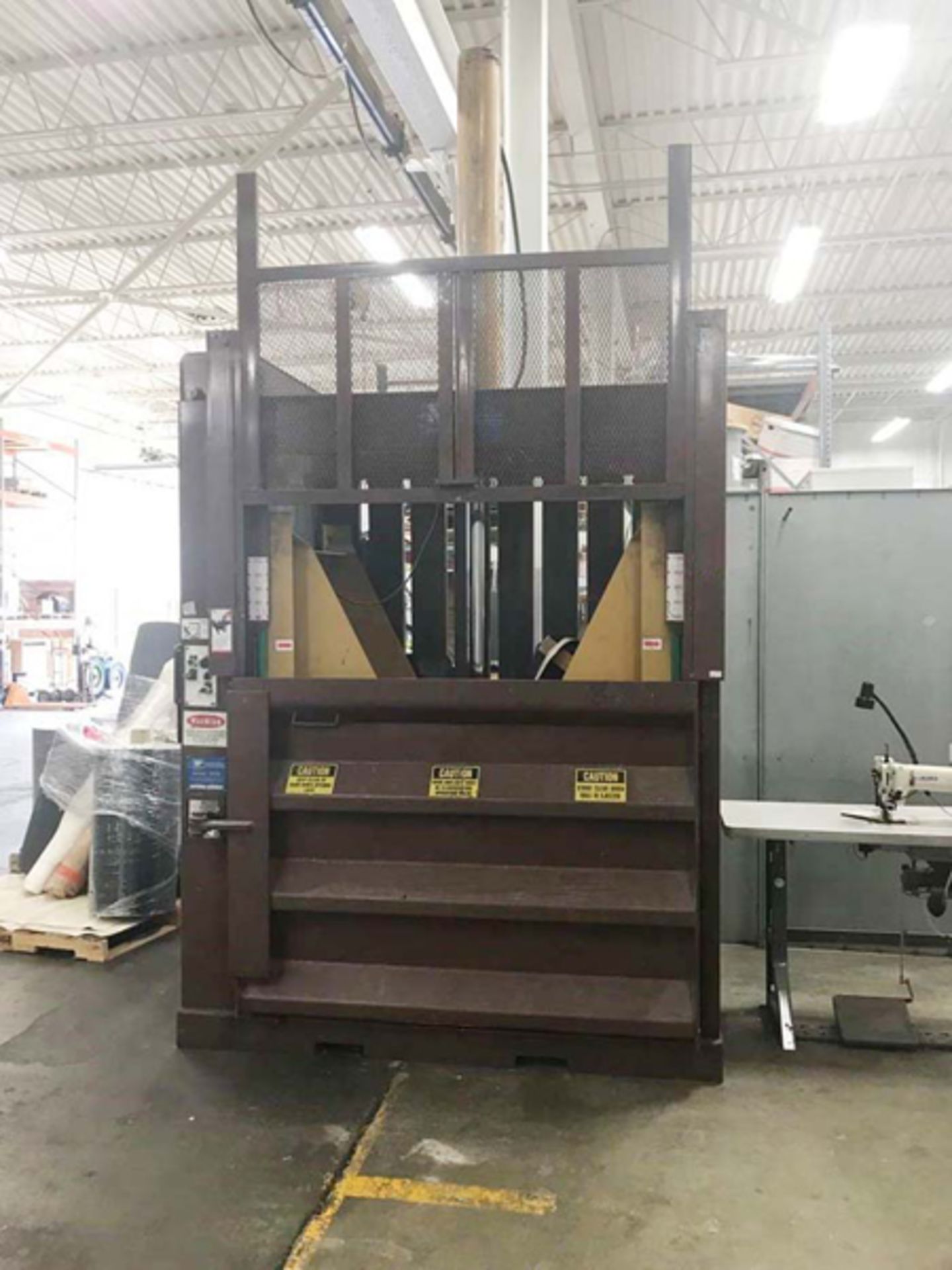 SP Industries Hydraulic Vertical Baler | 60" x 30" x 48", Mdl: VB60E, S/N: 95060646, Located In: