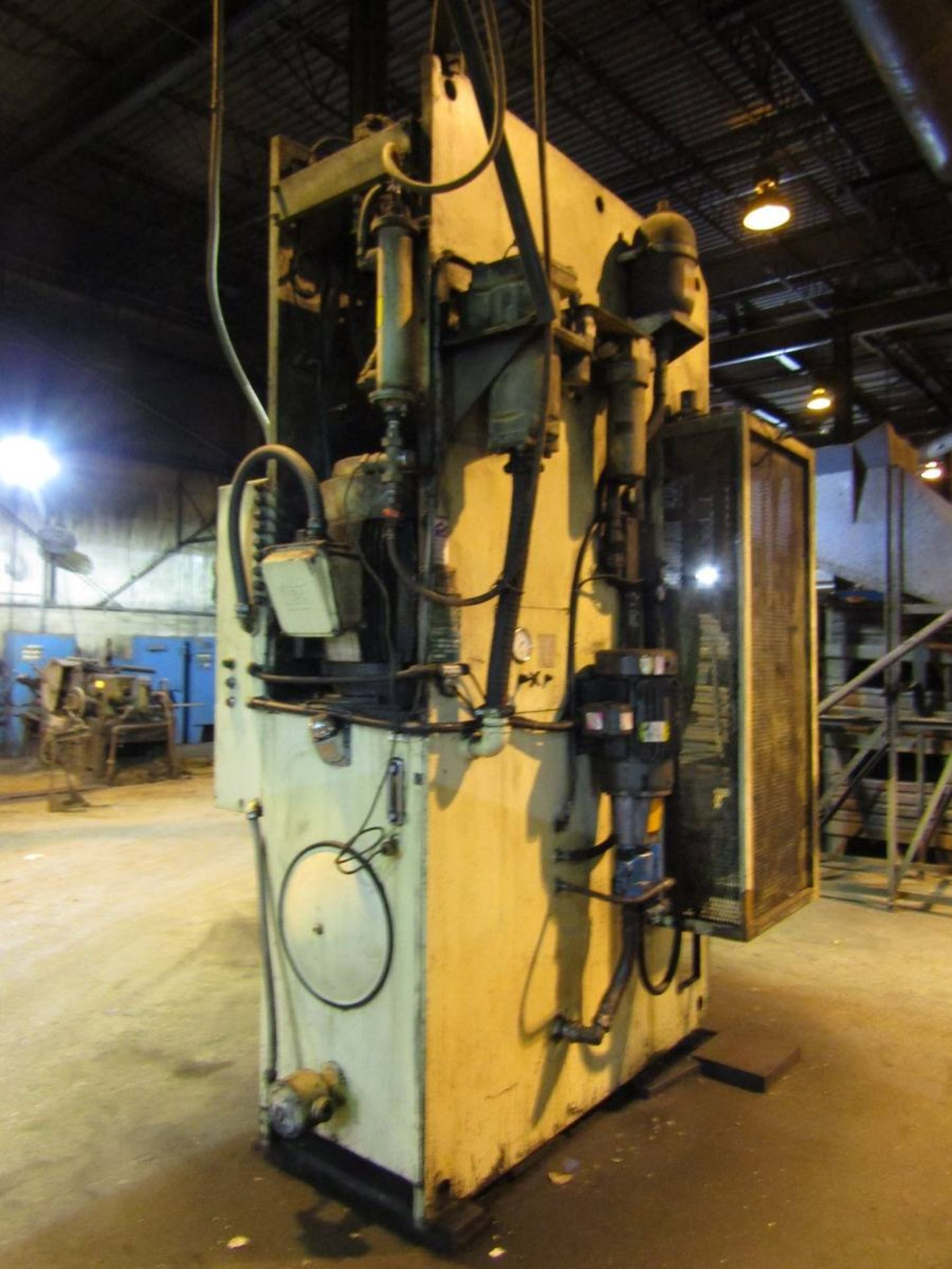 Greenard HCA-75-60R21 75-Ton Hydraulic Vertical Gap Frame Trim Press - Image 3 of 9