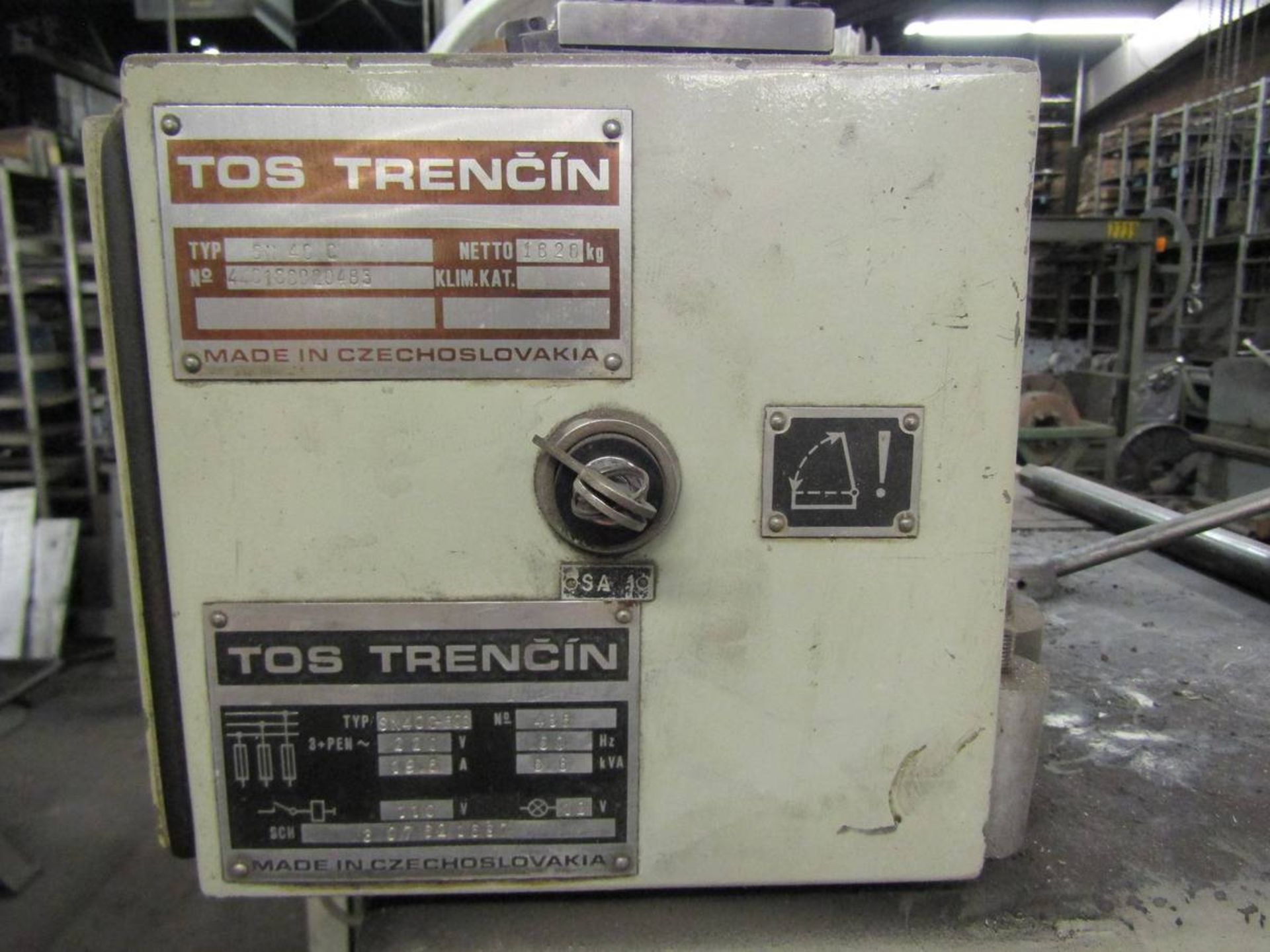 Tos Trencin SN40-C Engine Lathe - Image 6 of 6