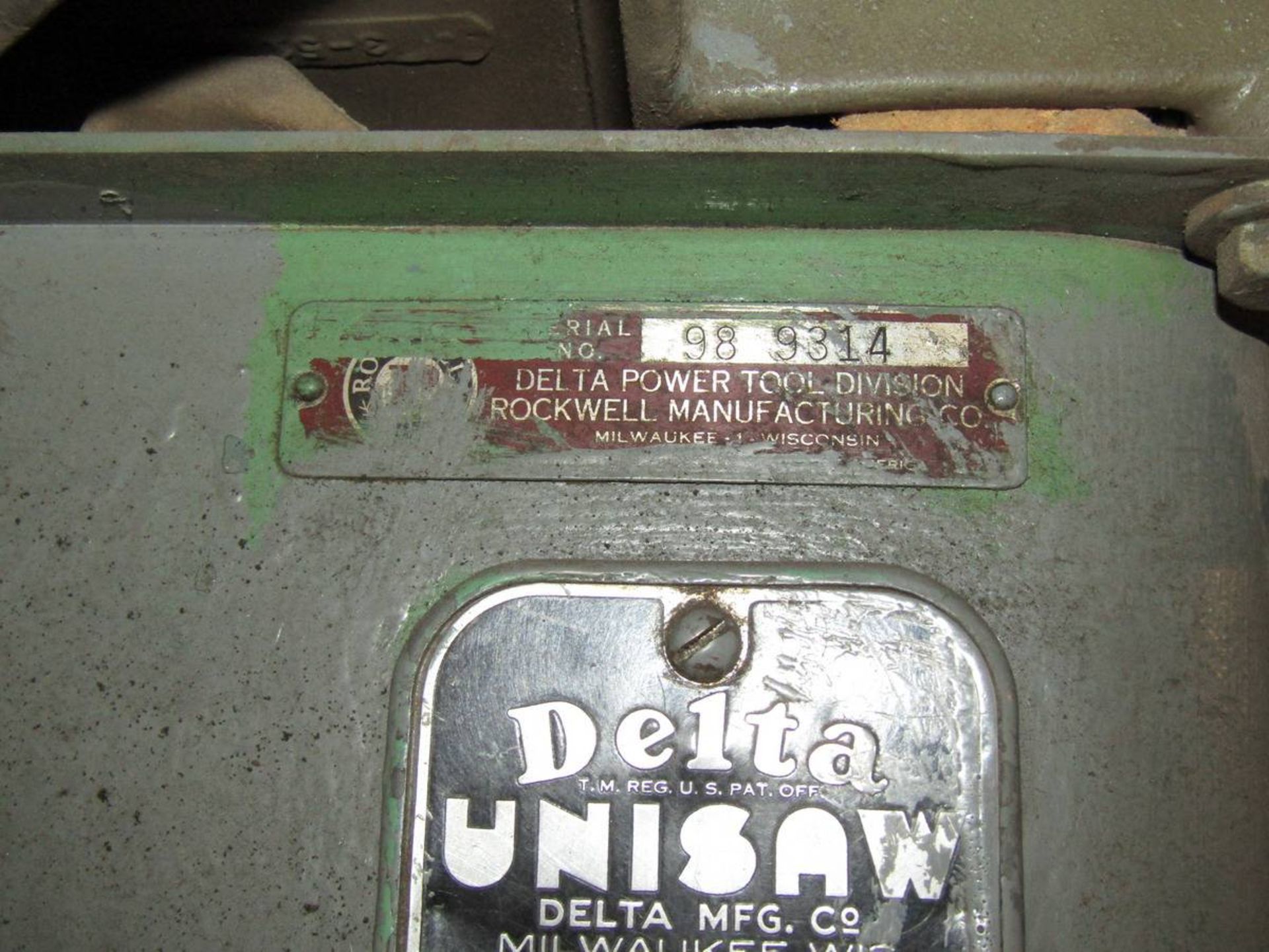 Delta Unisaw 10" Table Saw - Image 2 of 2