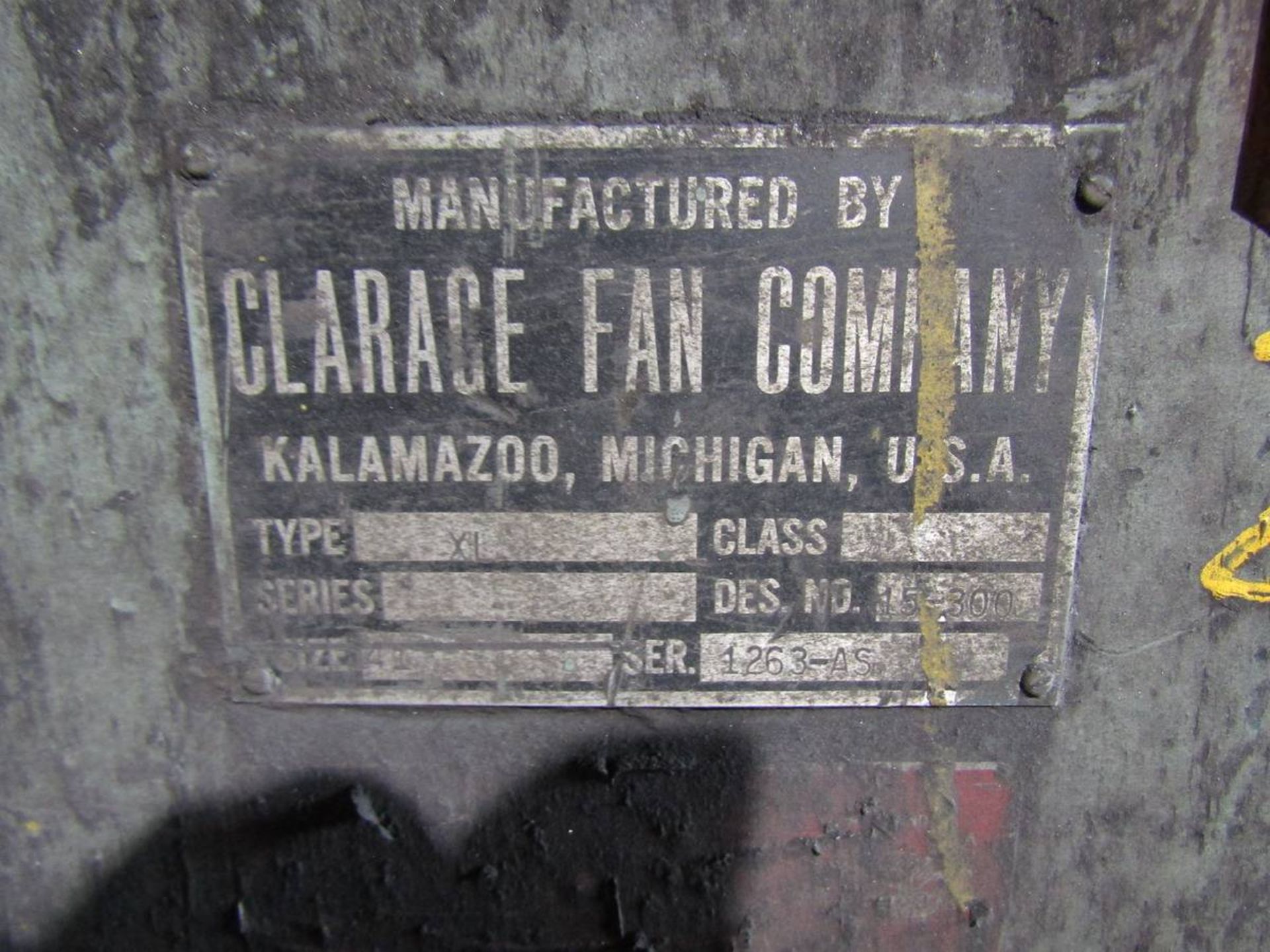 Clarence Fan Company XL-41 125-HP Blower - Image 4 of 4