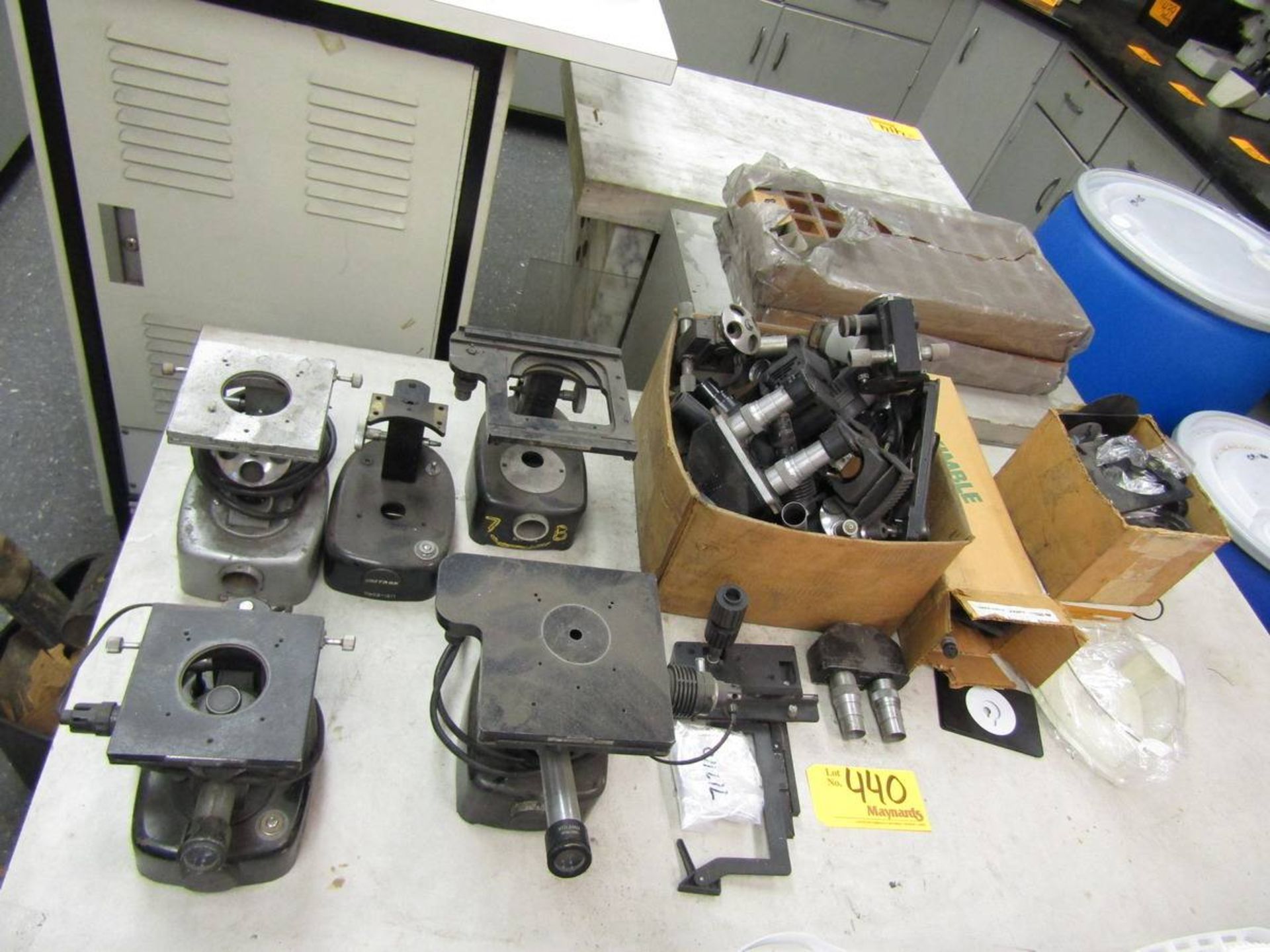 Unitron Lot of Assorted Microscope Spare Parts