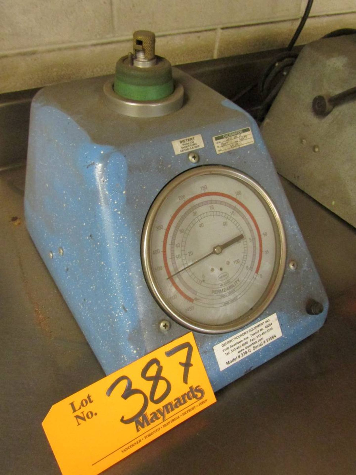 Diertert 338-C Electric Permmeter