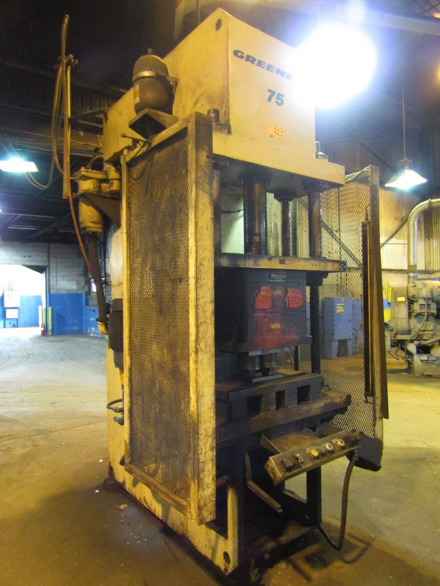 Greenard HCA-75-60R21 75-Ton Hydraulic Vertical Gap Frame Trim Press - Image 2 of 9