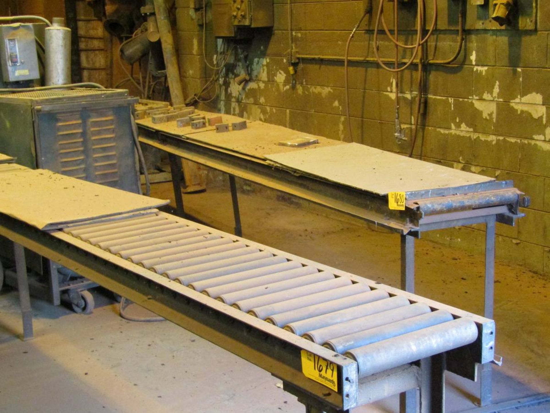 18" x 18' Roller Conveyor