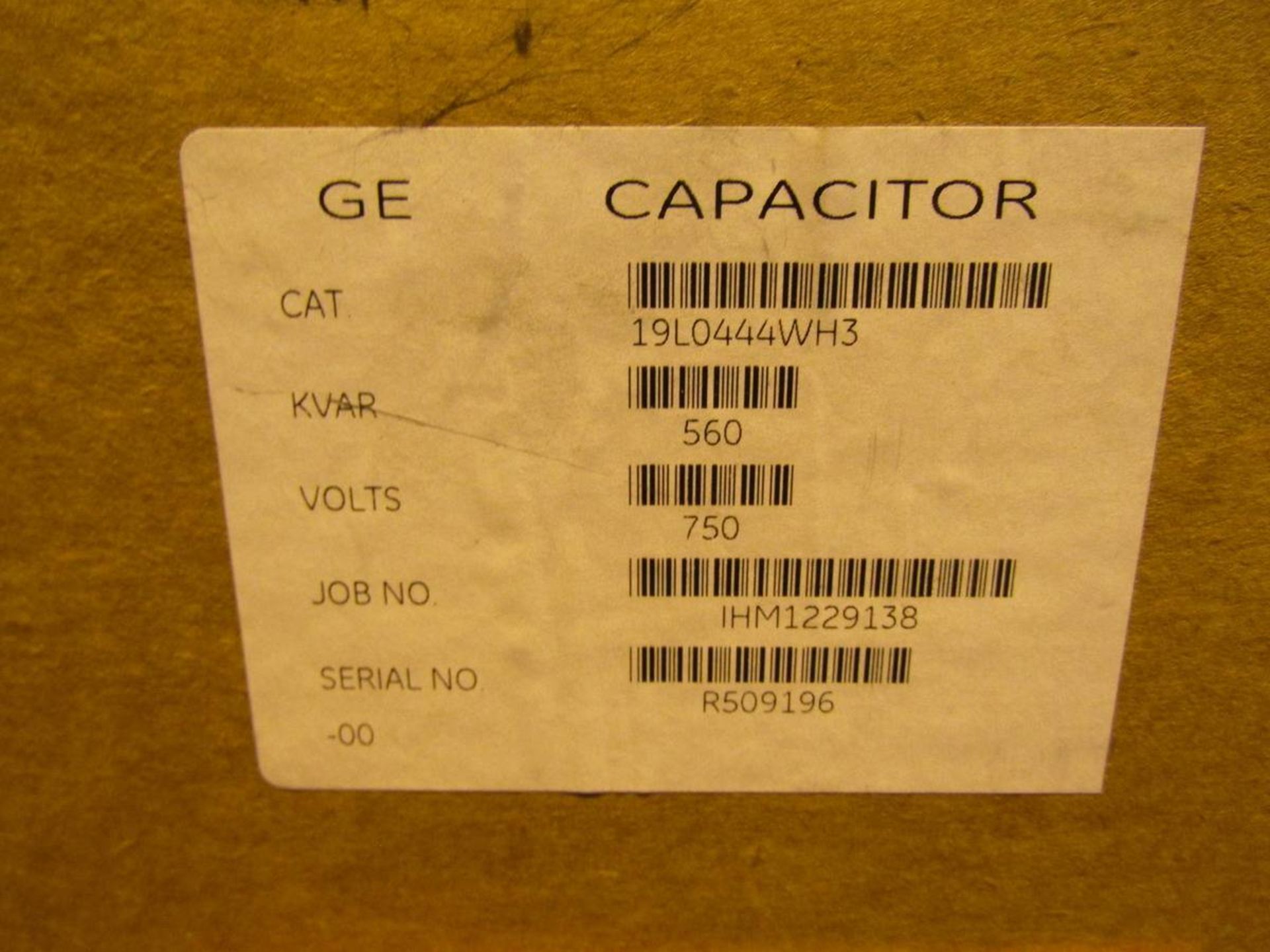 General Electric 19L0444WH3 Capacitor - Image 2 of 2