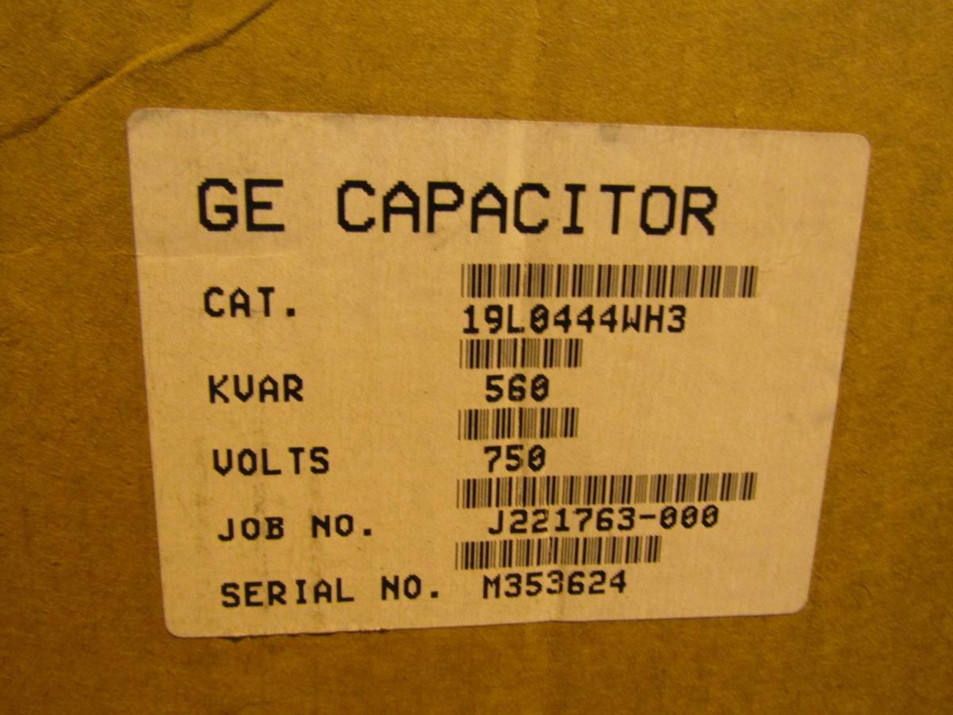 General Electric 19L0444WH3 Capacitor - Image 2 of 2