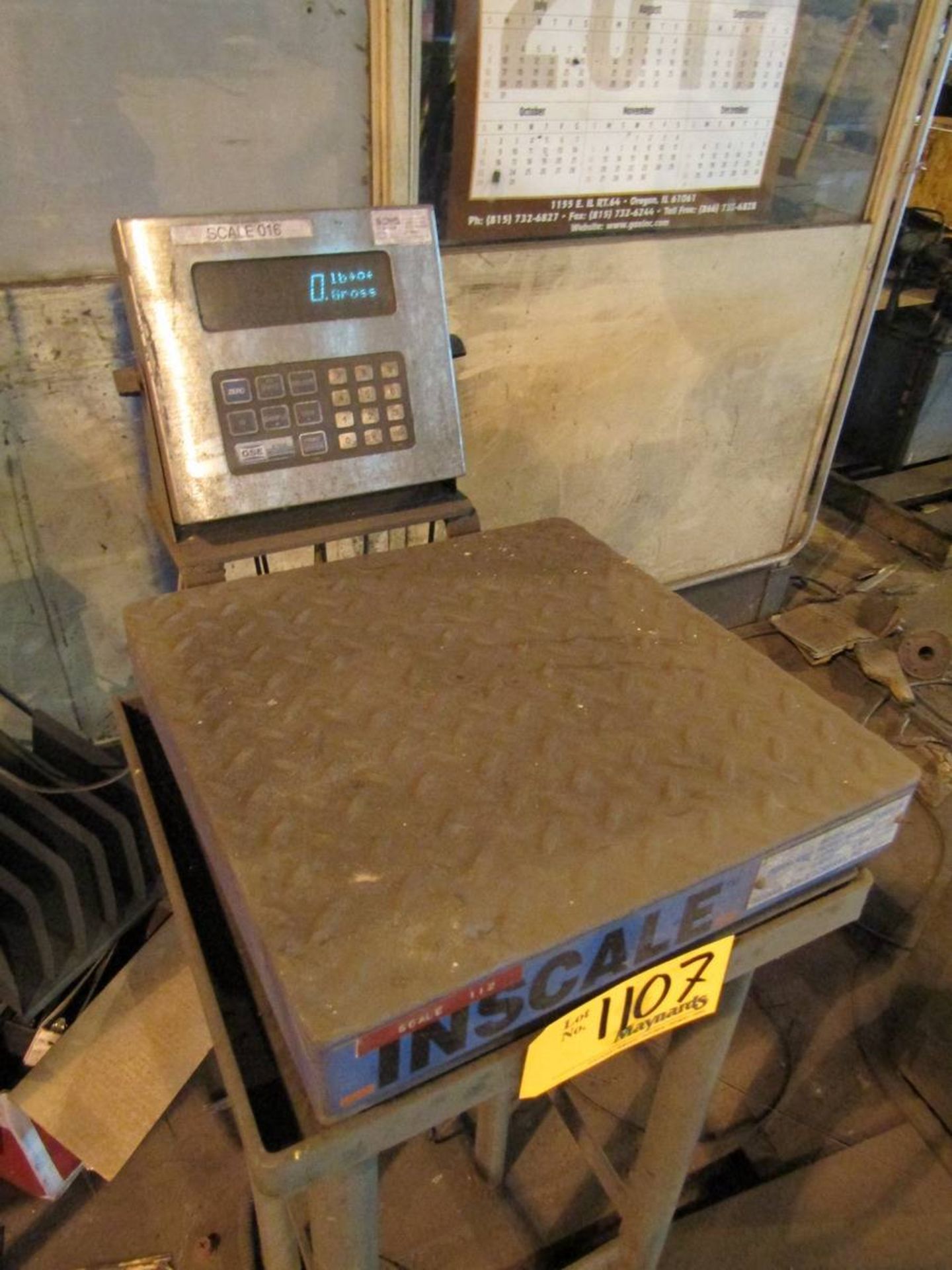 Indiana Scale 56-10K 10,000 LB. Capacity Floor Scale - Image 2 of 2