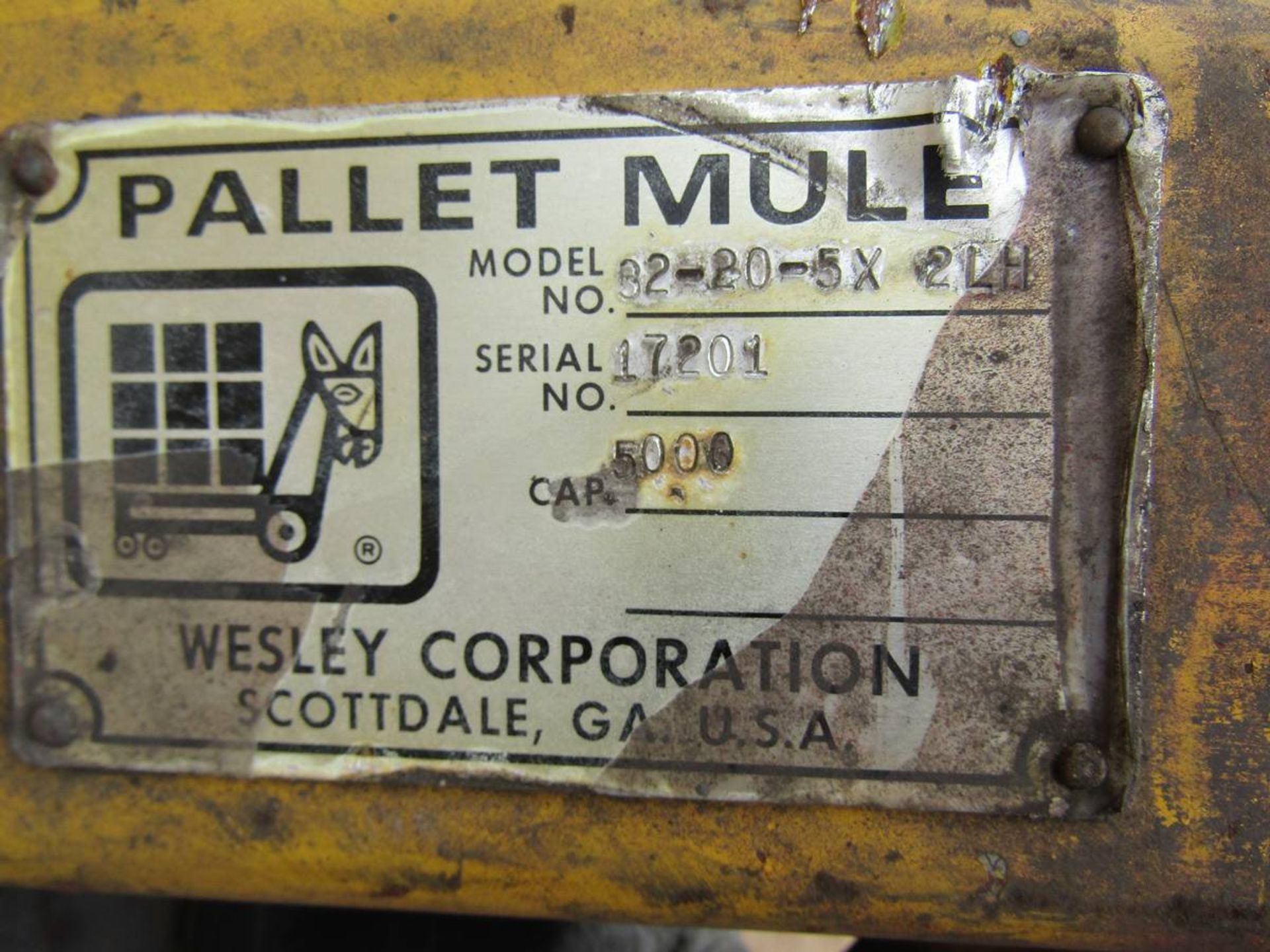 Pallet Mule 32-20-5X-2LH Pallet Jack - Image 2 of 2