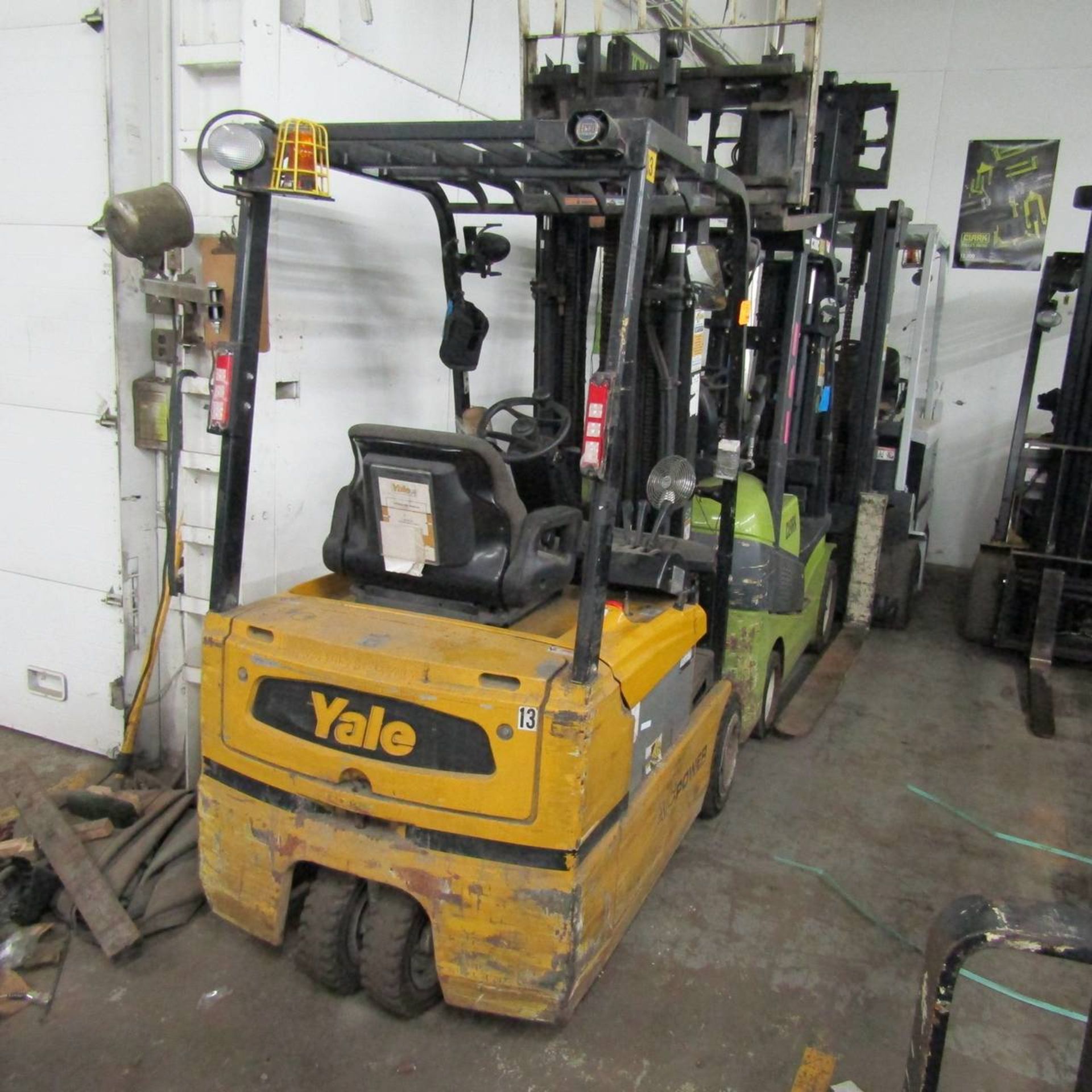 2008 Yale ERP040THN36TE082 Electric Fork Lift - Image 3 of 6