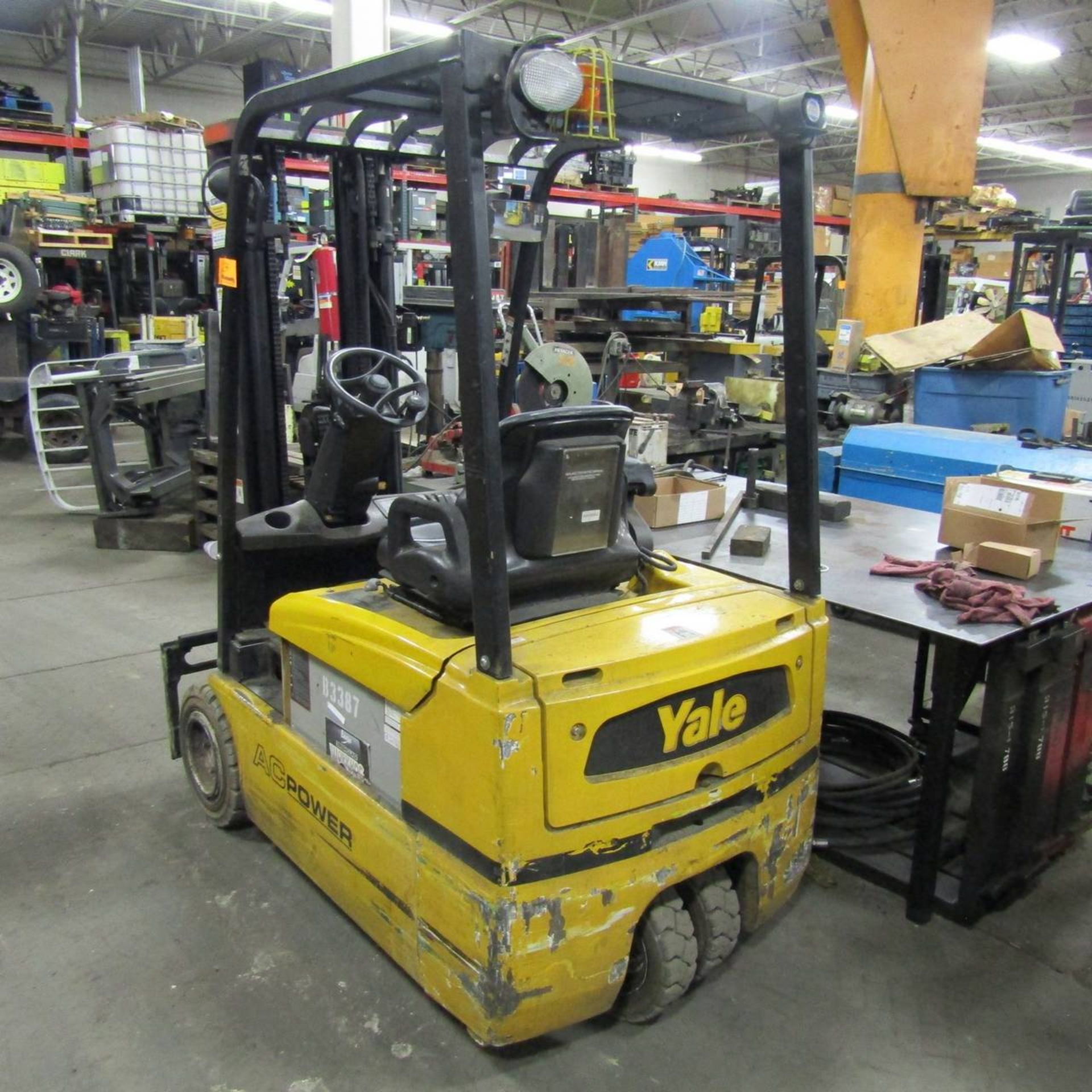 2008 Yale ERP040THN36TE082 Electric Fork Lift - Image 3 of 5