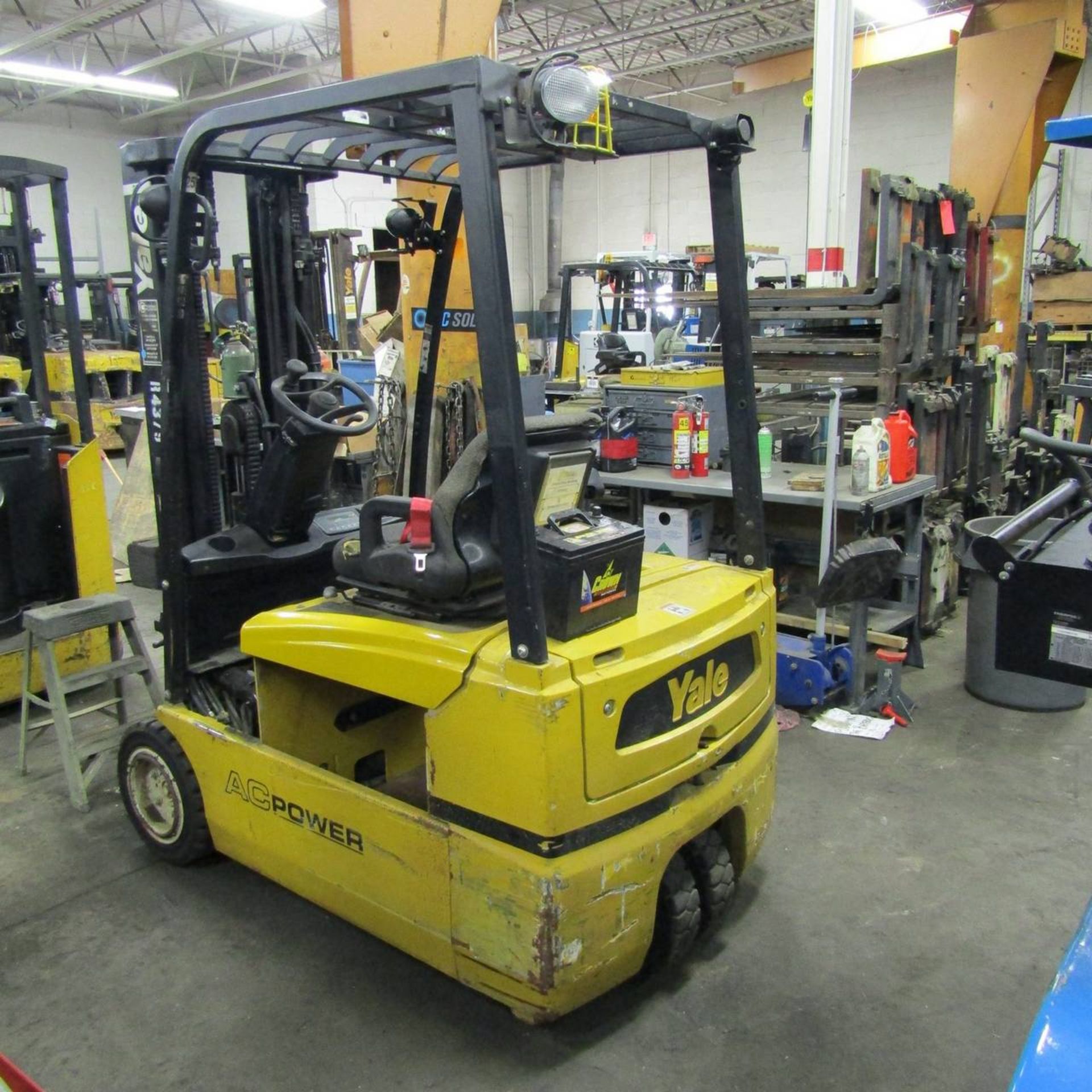 2008 Yale ERP040THN36TE082 Electric Fork Lift - Image 4 of 6