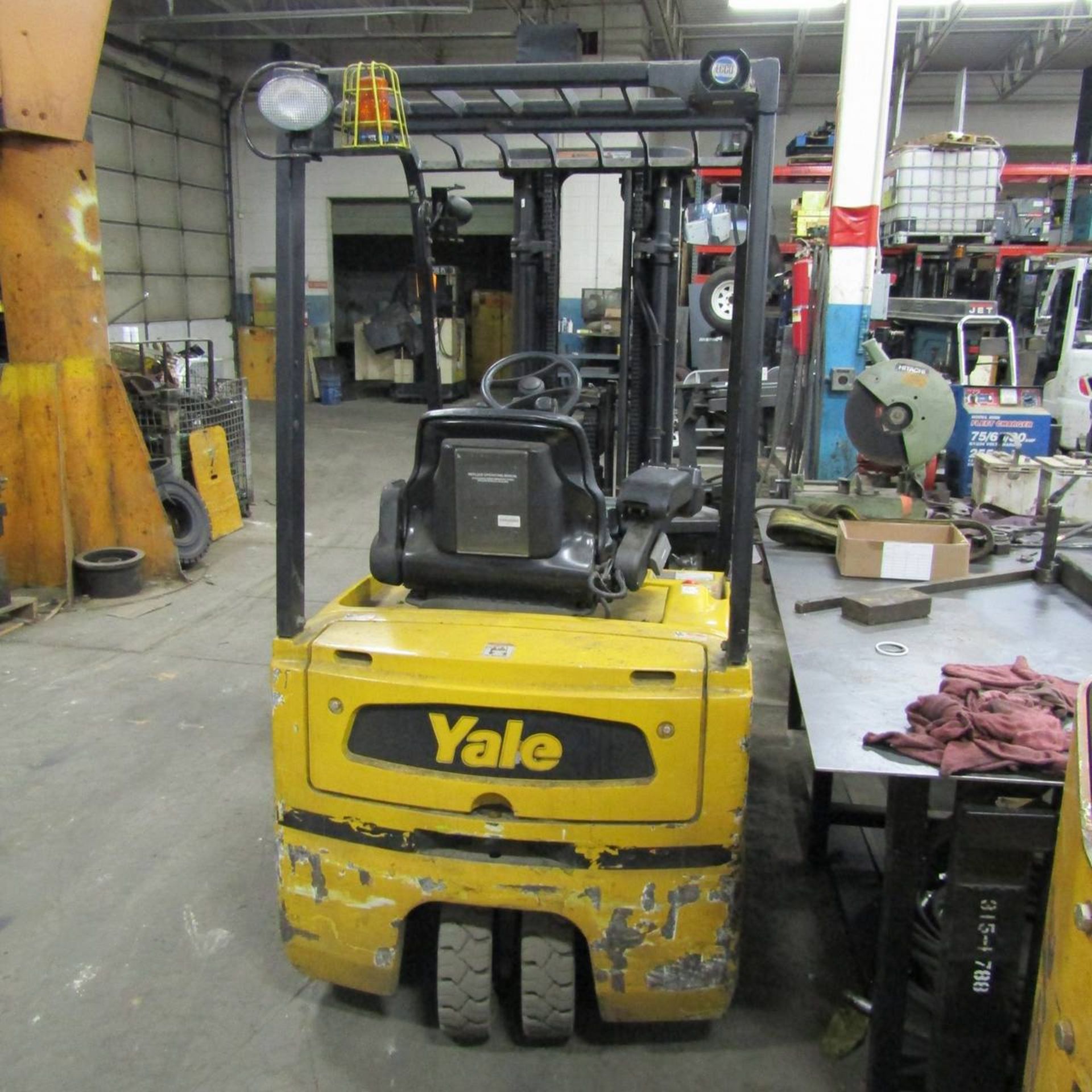 2008 Yale ERP040THN36TE082 Electric Fork Lift - Image 4 of 5