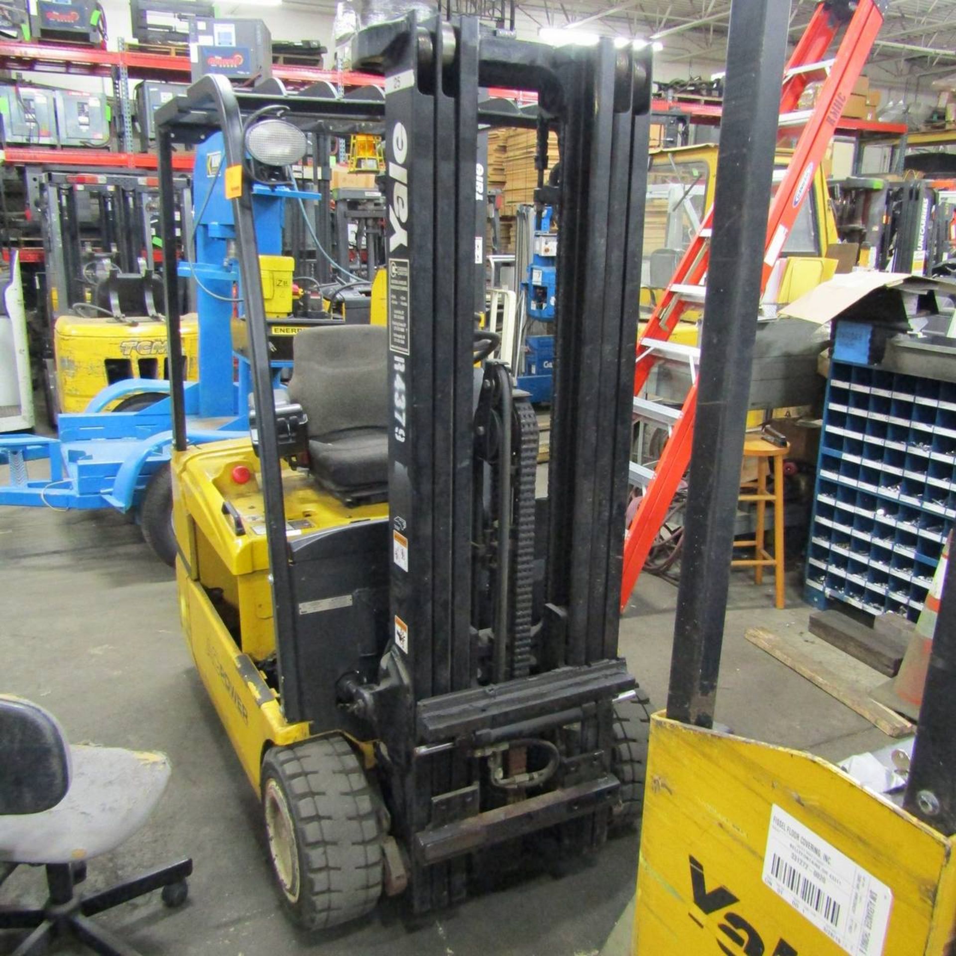 2008 Yale ERP040THN36TE082 Electric Fork Lift - Image 2 of 6