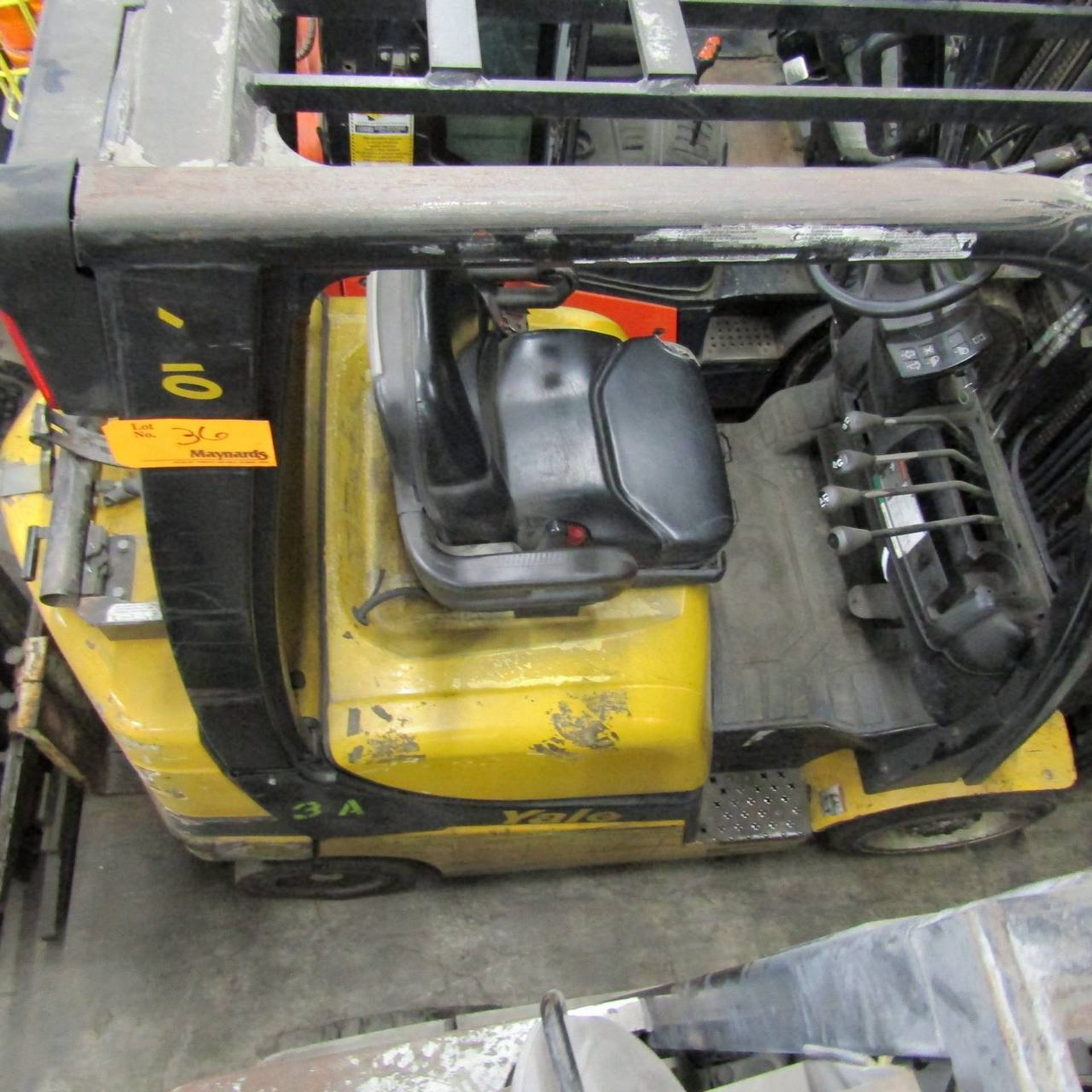 2012 Yale GLC050VXNVRE085 Propane Fork Lift - Image 6 of 8