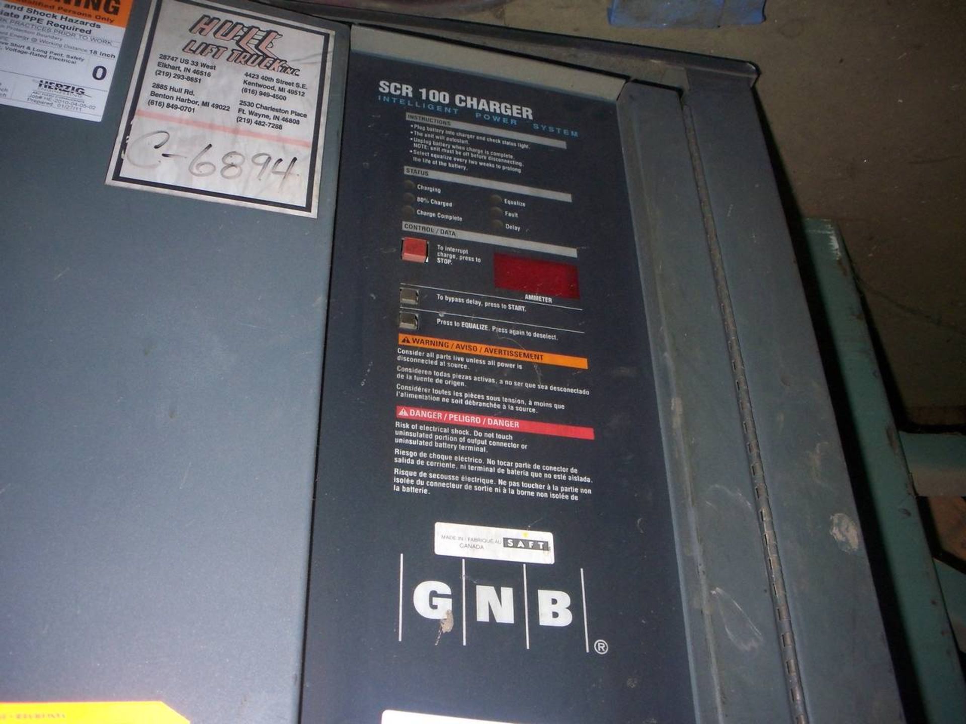 GNB SCR100-18-865T1Z Battery Charger - Image 3 of 4