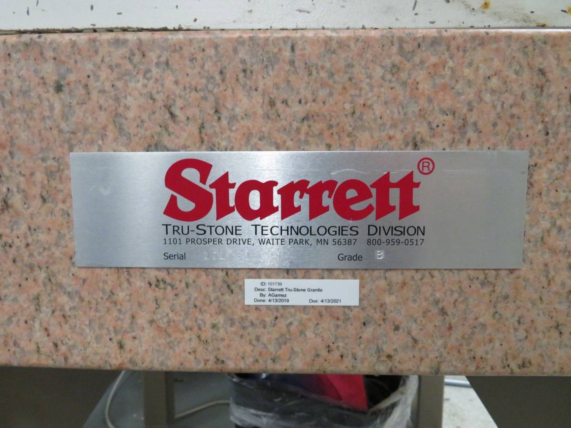 Starrett Granite Surface Plate - Image 2 of 2
