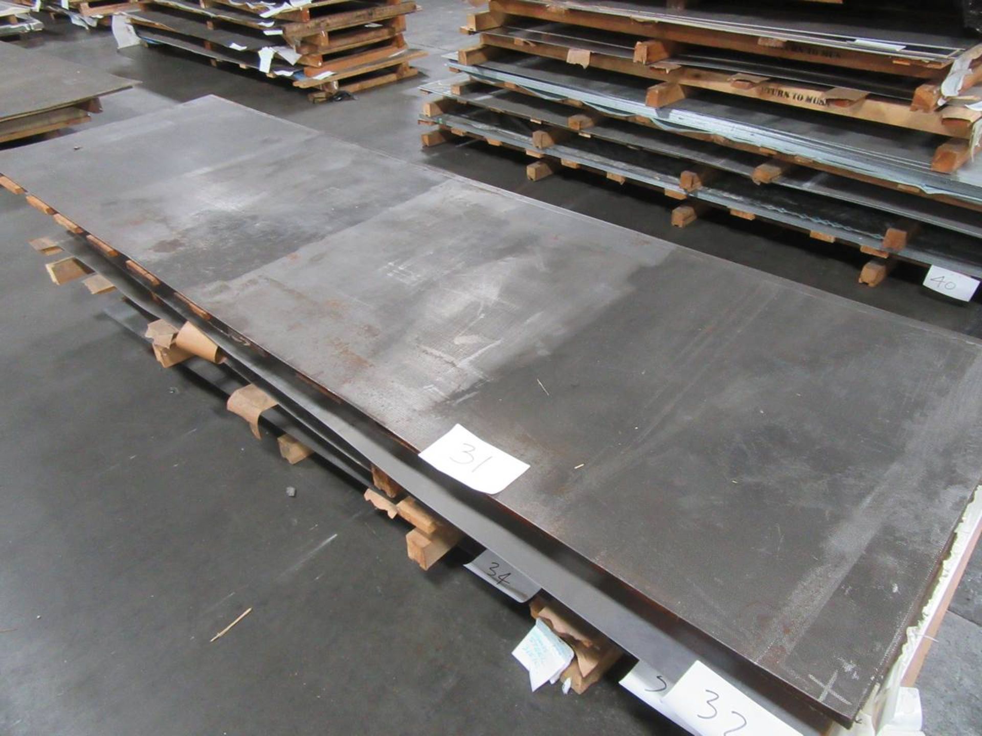 Lot of Assorted Steel Flat Sheet Inventory - Image 4 of 7