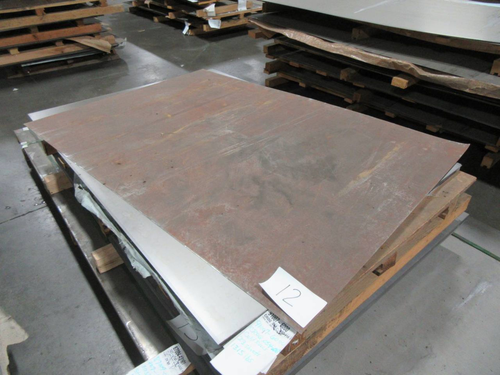 Lot of Assorted Steel Flat Sheet Inventory - Image 2 of 7
